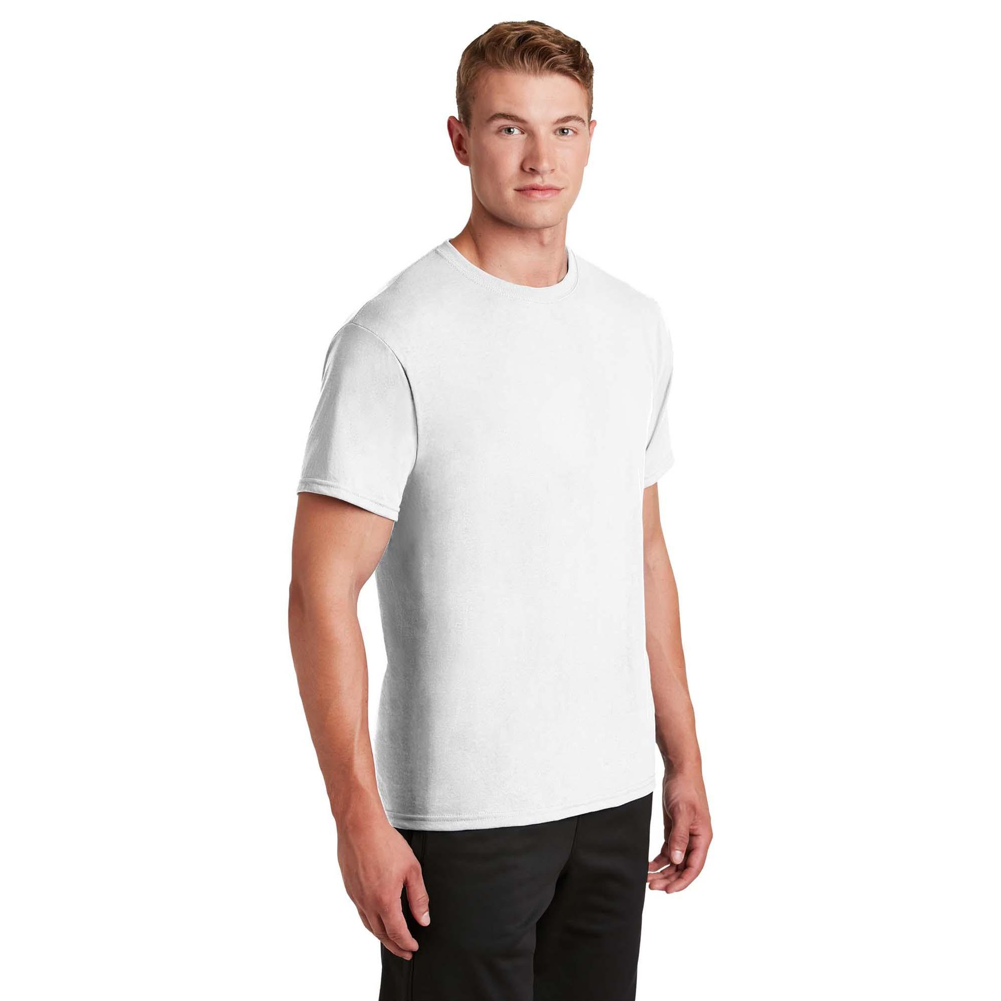 Jerzees 21M Dri-Power 100% Polyester T-Shirt - White | Full Source