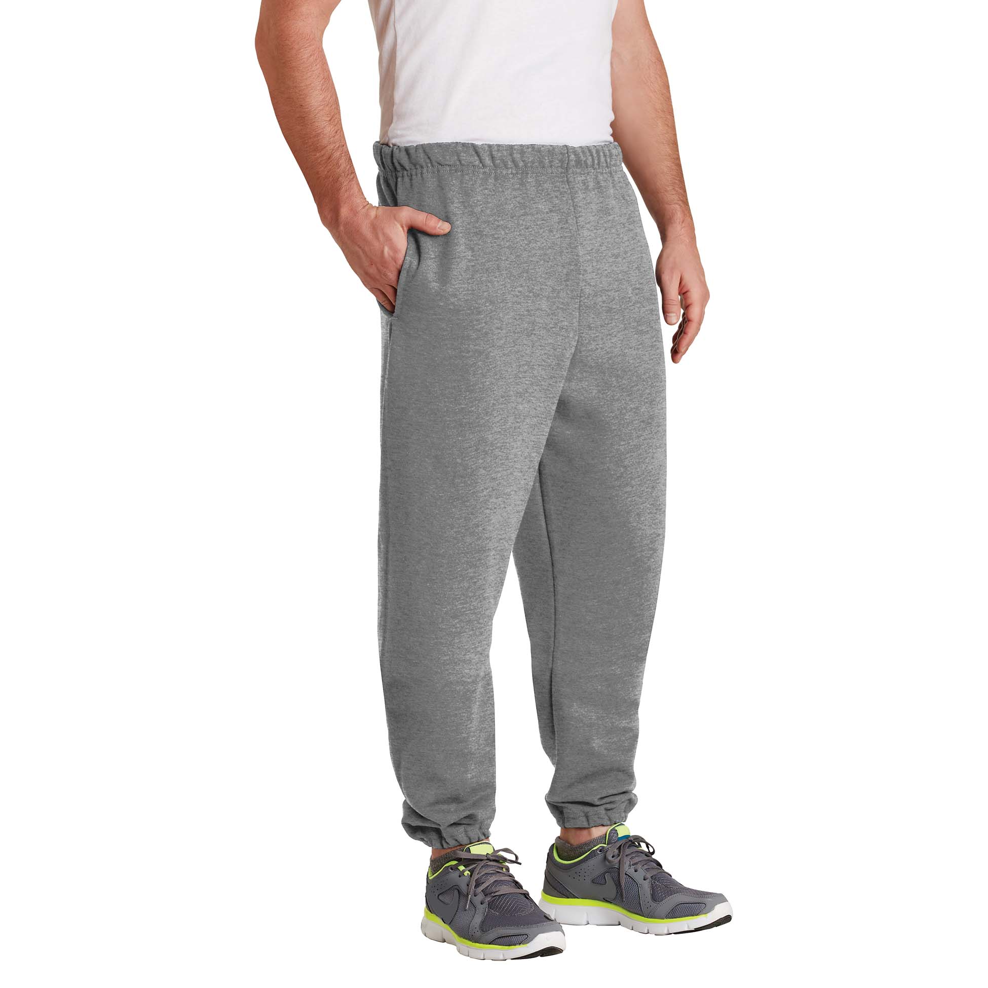 Jerzees 4850MP Super Sweats NuBlend Sweatpants with Pockets - Oxford ...