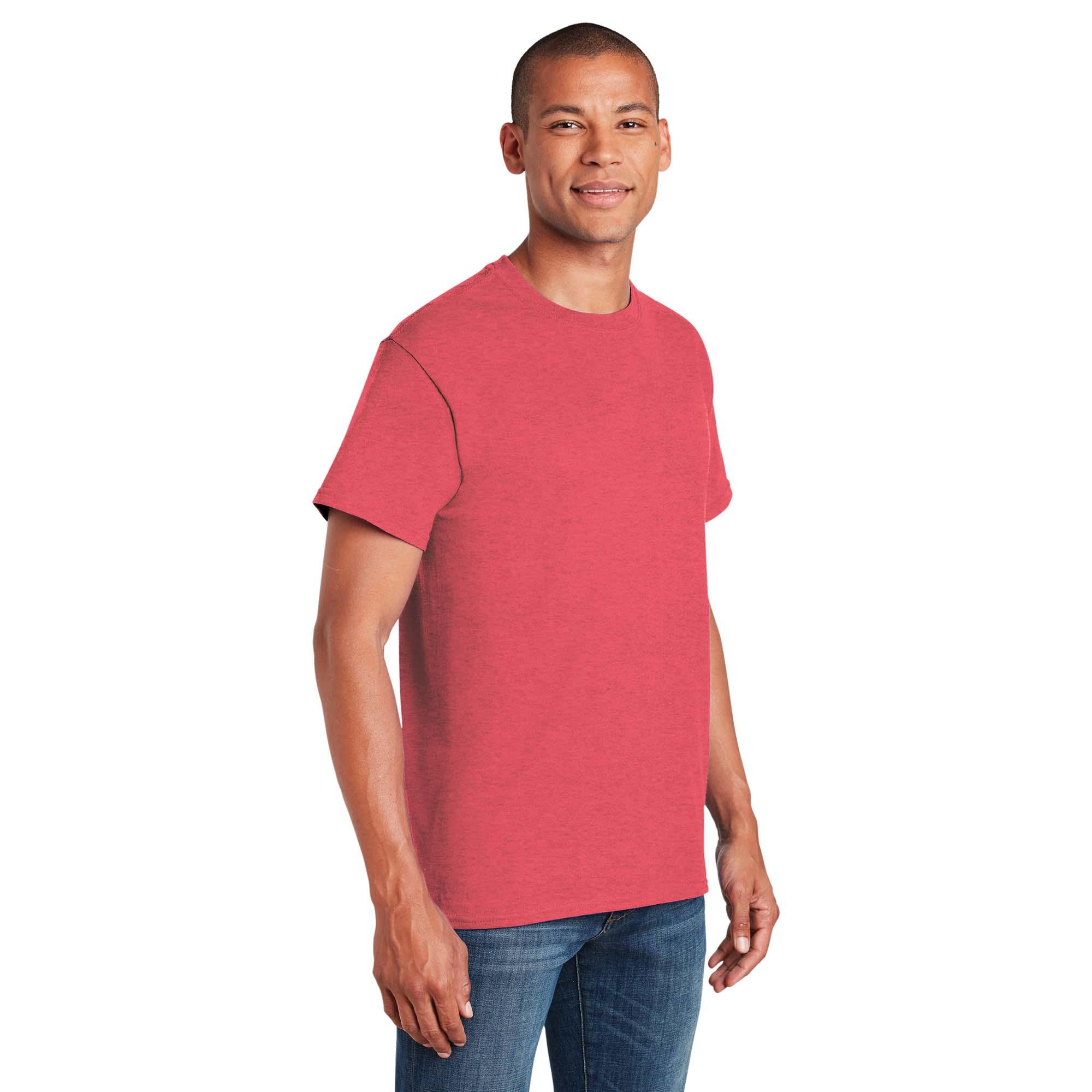 Gildan 5000 Heavy Cotton T-Shirt - Heather Red | Full Source