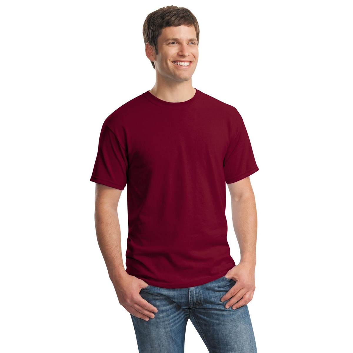 Gildan 5000 Heavy Cotton T-Shirt - Garnet | FullSource.com