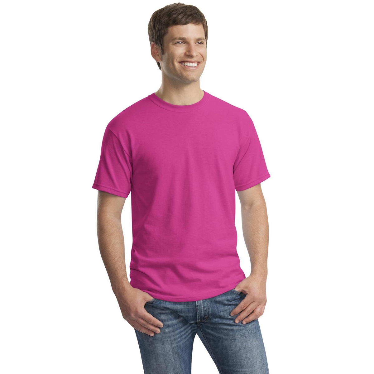 Gildan 5000 Heavy Cotton T-Shirt - Heliconia | FullSource.com