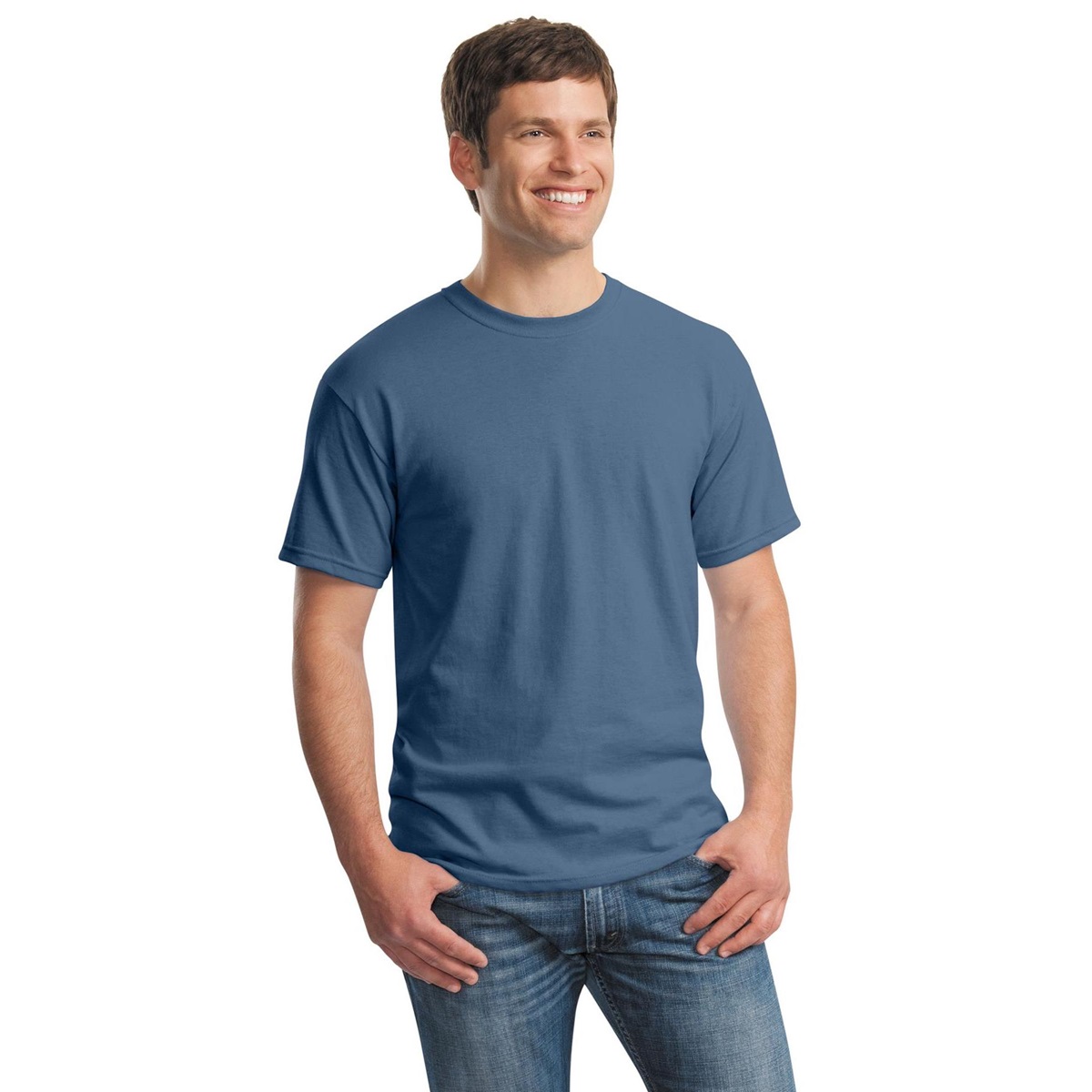 Gildan 5000 Heavy Cotton T-Shirt - Indigo Blue | FullSource.com