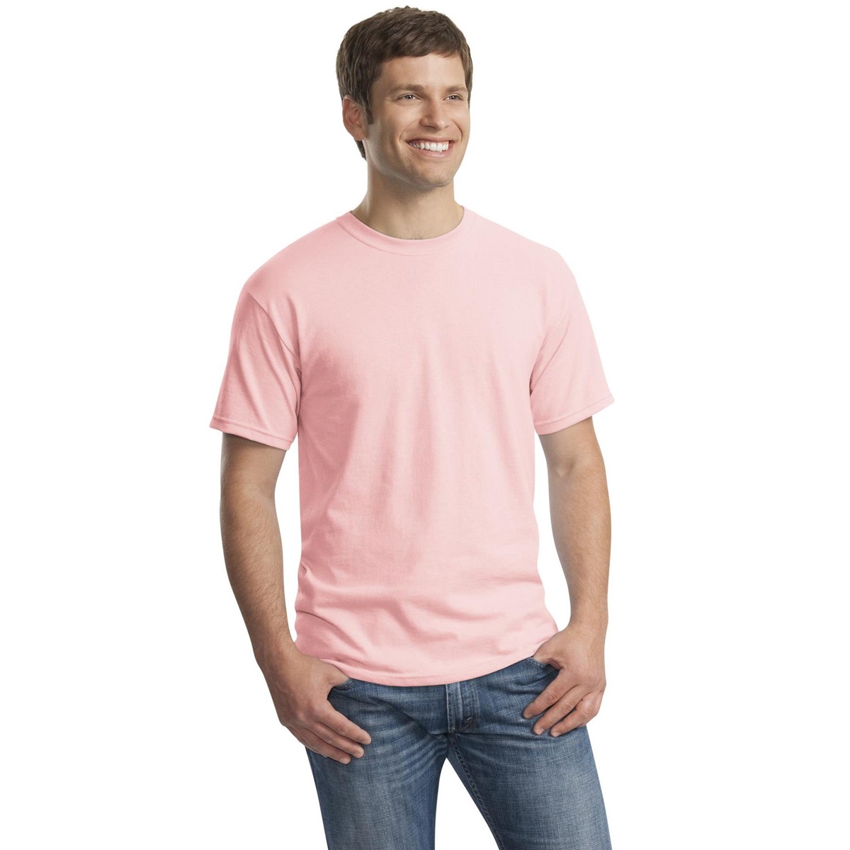 Gildan 5000 Heavy Cotton T-Shirt - Light Pink | FullSource.com
