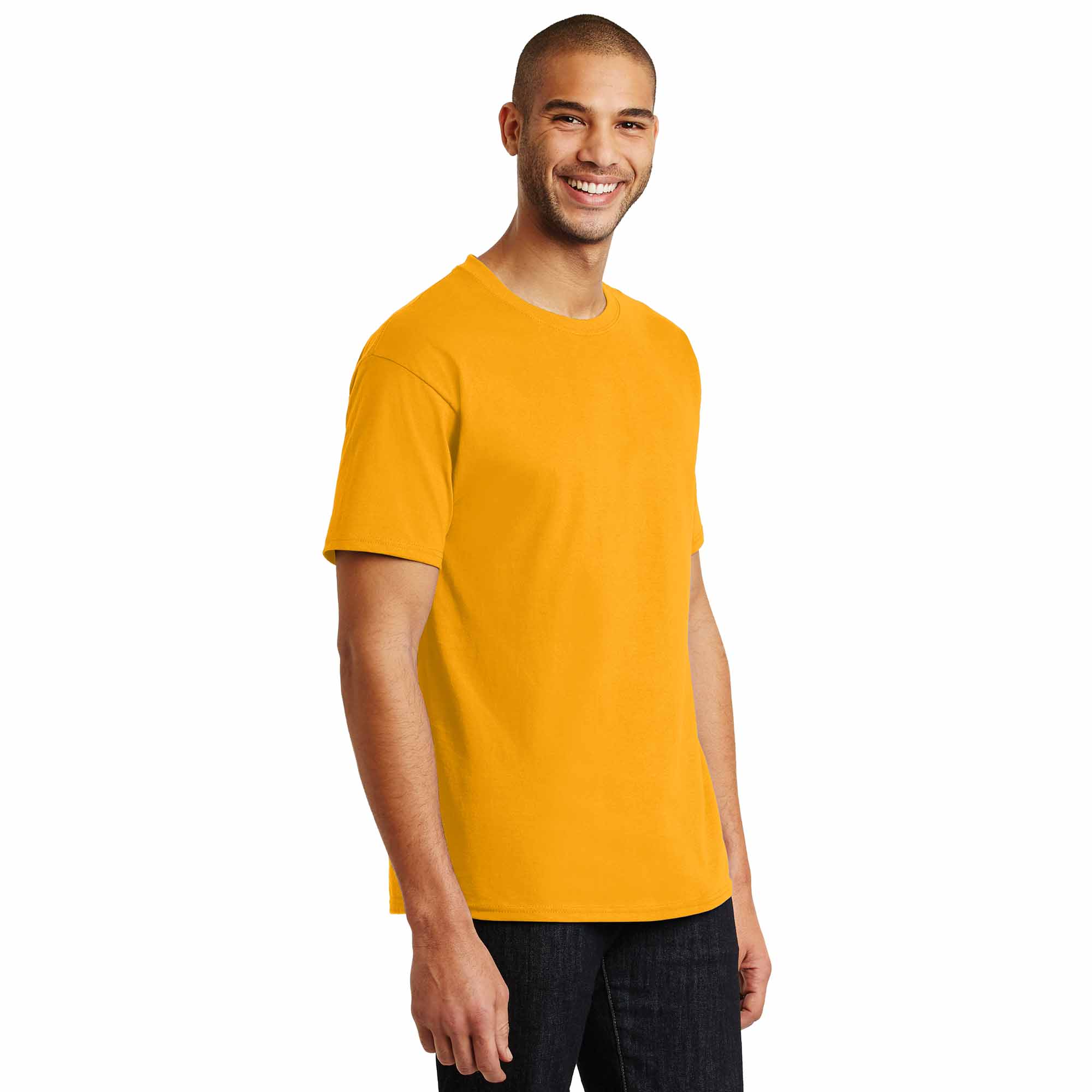 Hanes 5250 Authentic 100% Cotton T-Shirt - Gold | Full Source