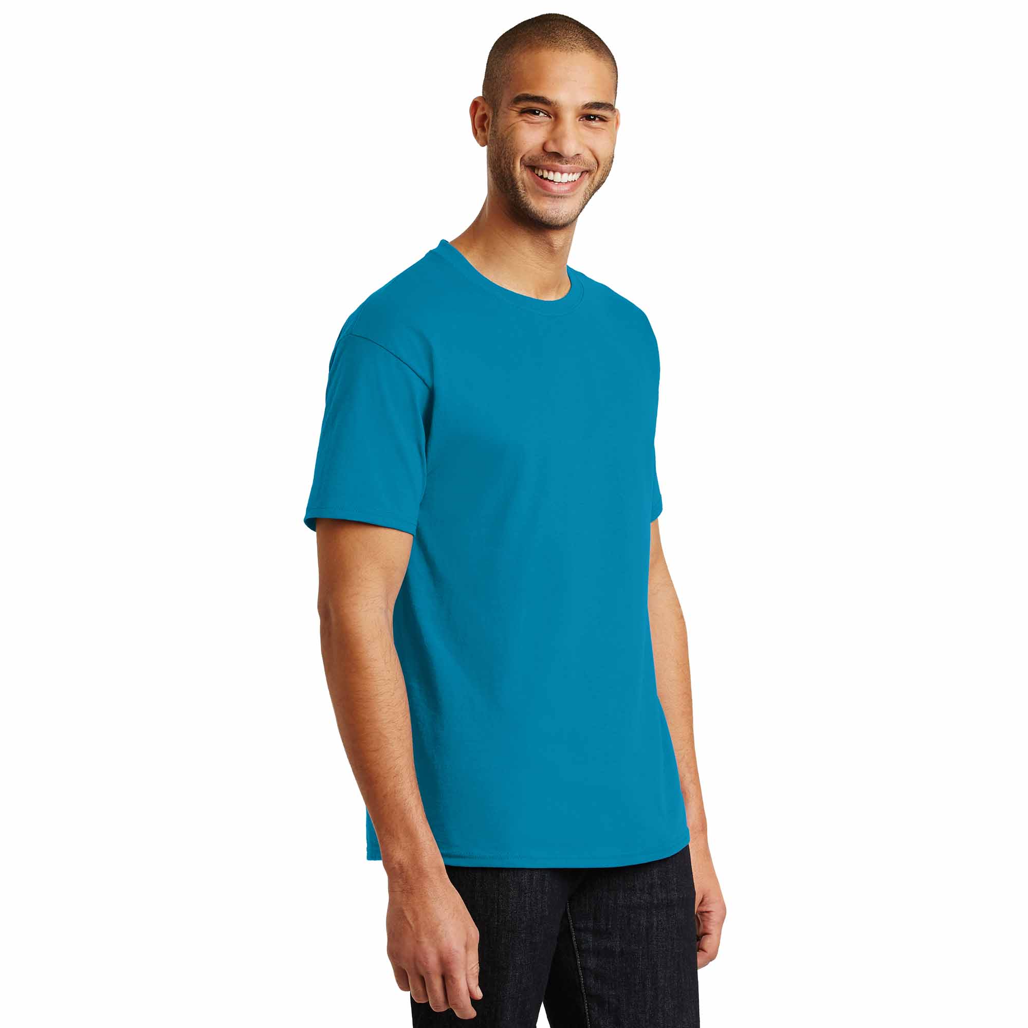 Hanes 5250 Authentic 100% Cotton T-Shirt - Teal | Full Source