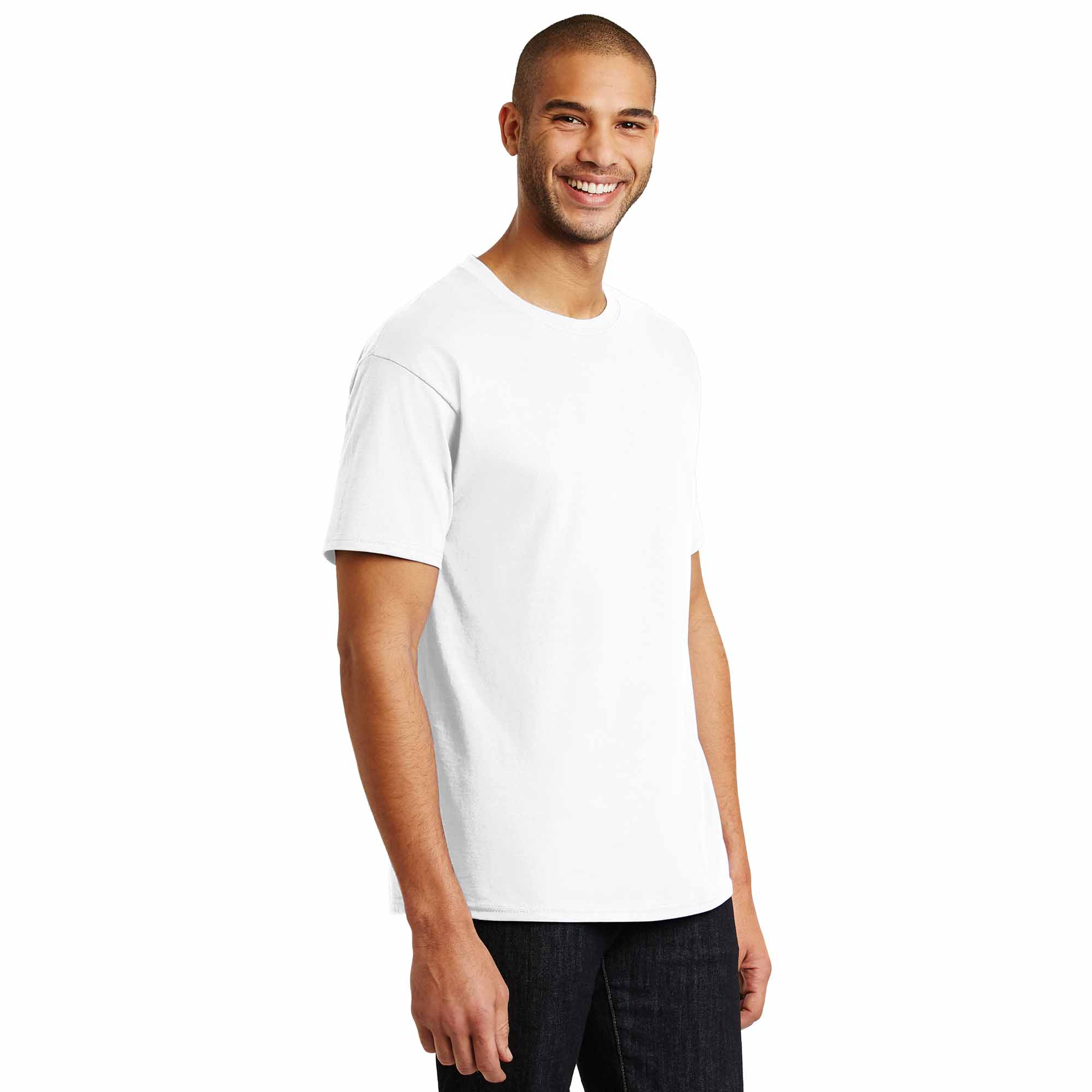 Hanes 5250 Authentic 100% Cotton T-Shirt - White | Full Source