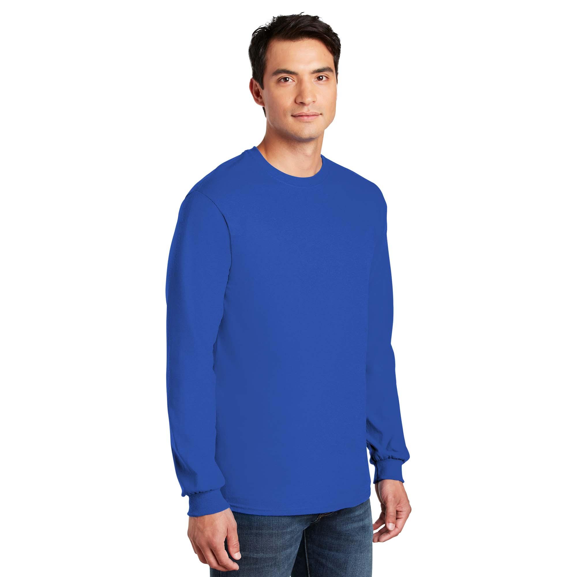 Gildan 5400 Heavy Cotton Long Sleeve T-Shirt - Royal | Full Source
