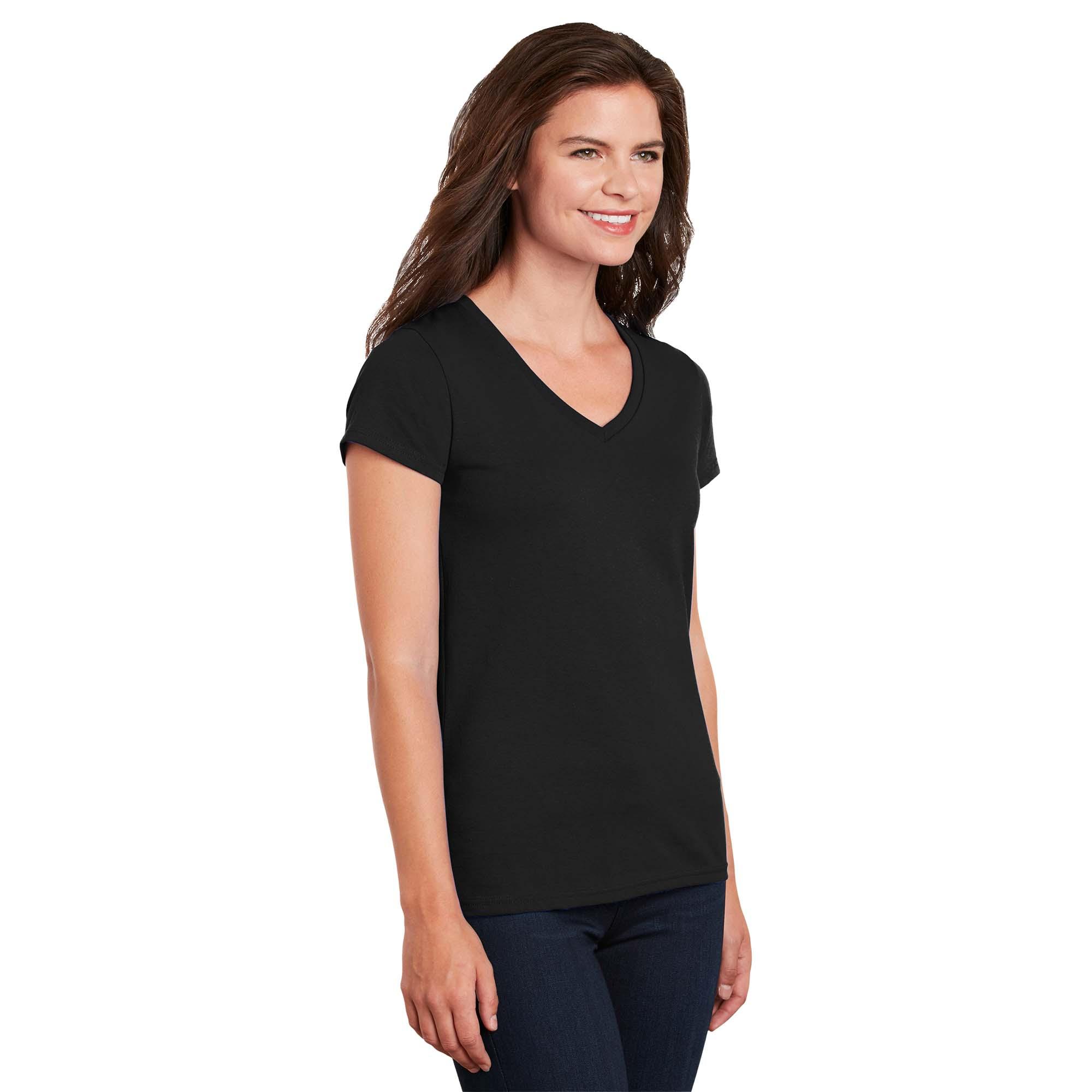 Gildan 5V00L Ladies Heavy Cotton V-Neck 