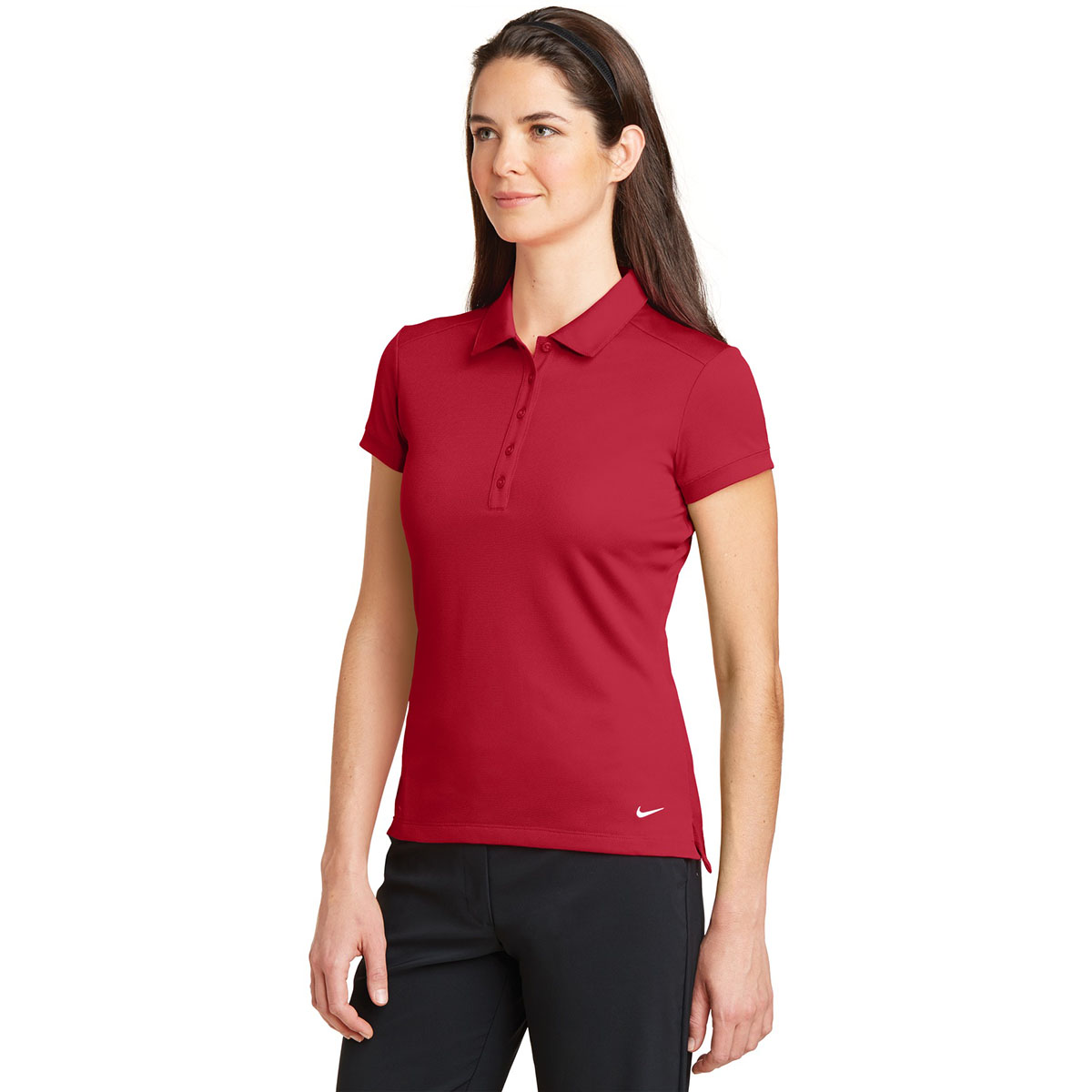 gym red polo shirt