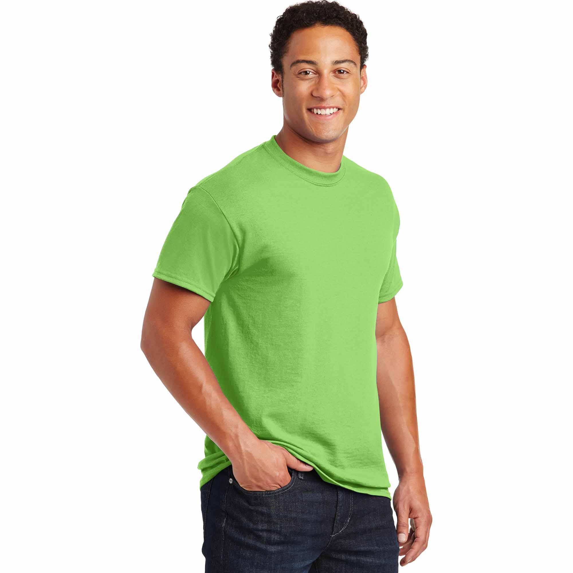 lime gildan shirt