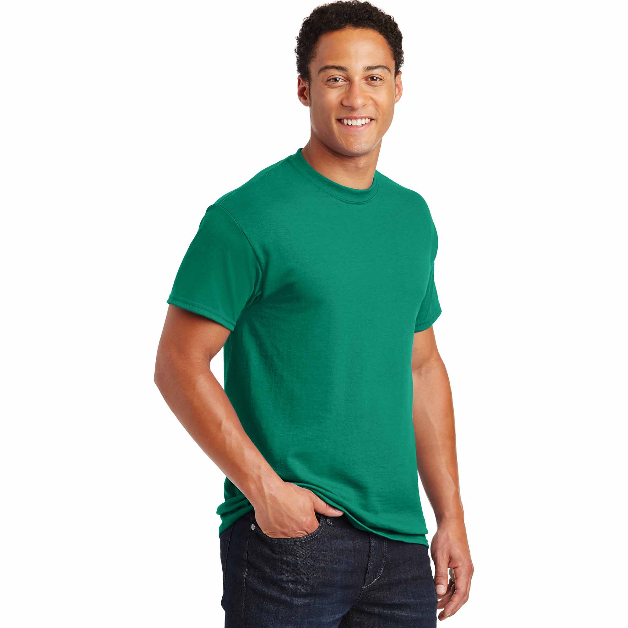 Gildan 8000 DryBlend T-Shirt - Kelly Green | FullSource.com