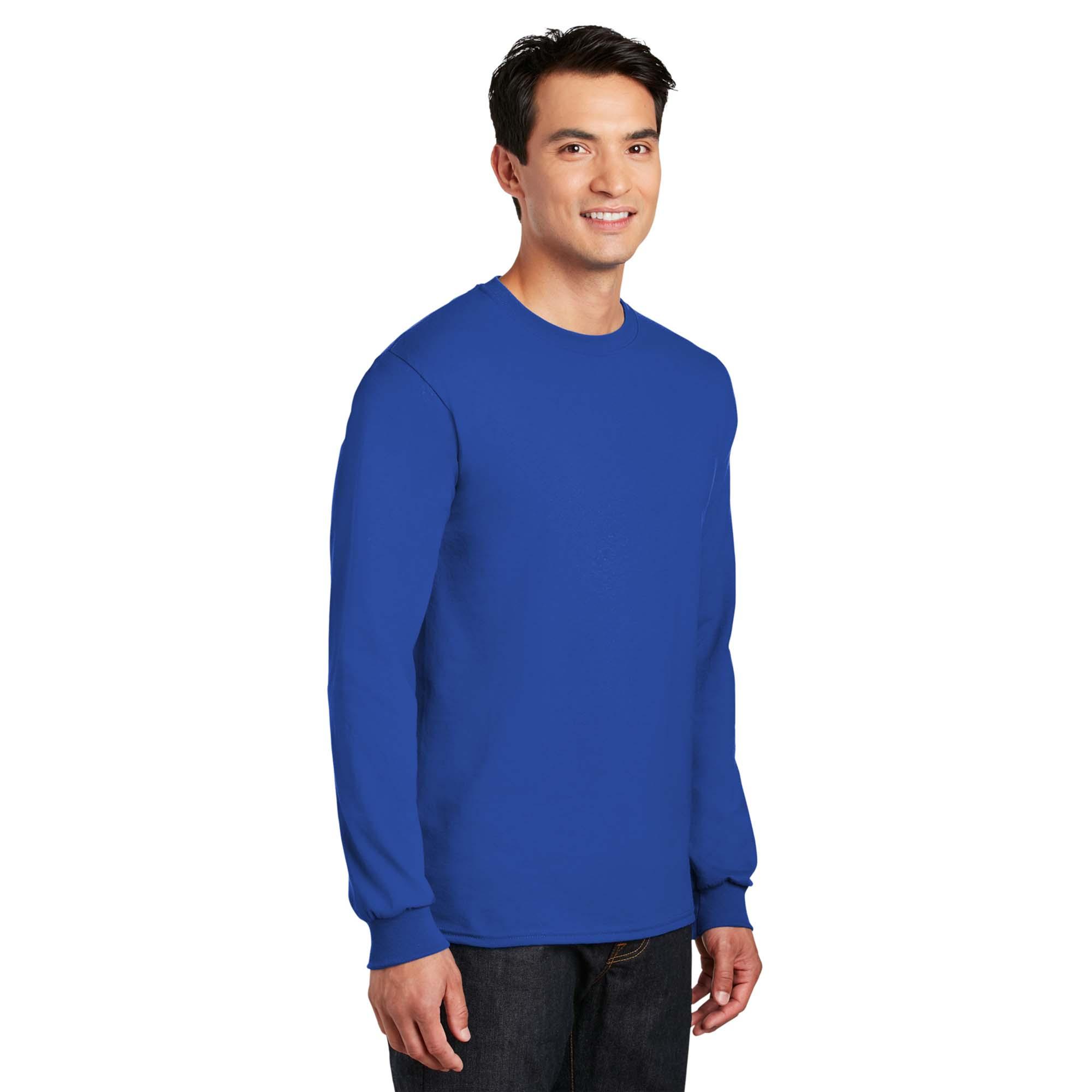 Gildan 8400 DryBlend Long Sleeve T-Shirt - Royal | Full Source
