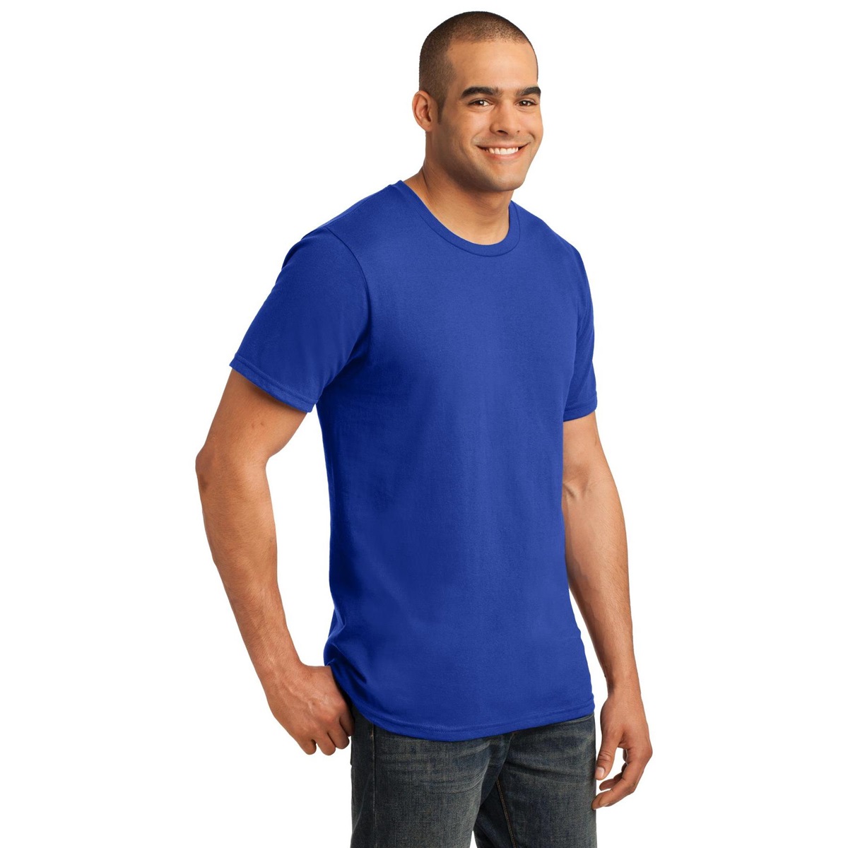 Anvil 980 100% Ring Spun Cotton T-Shirt - Royal Blue | FullSource.com