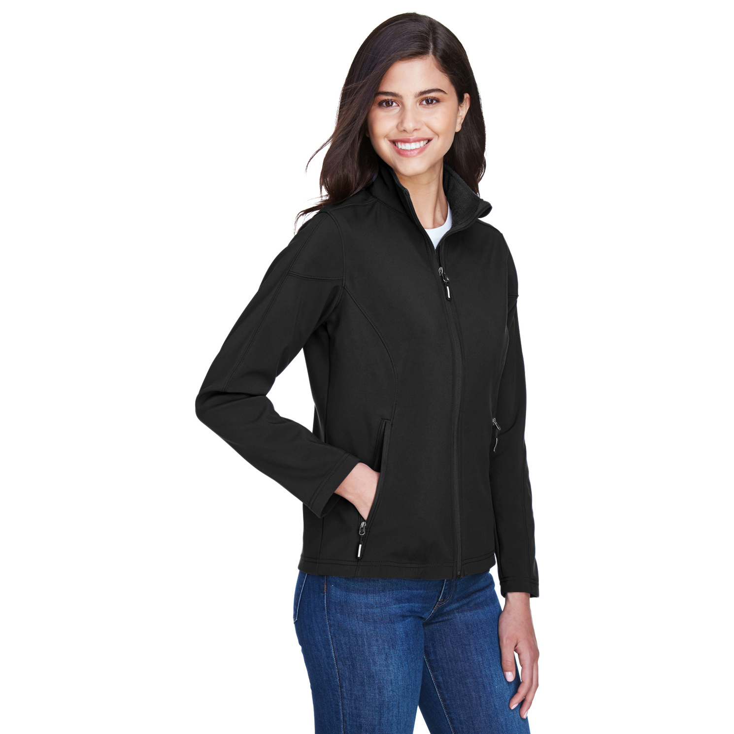 Core 365 78184 Ladies Cruise Two-Layer Fleece Bonded Soft Shell Jacket ...