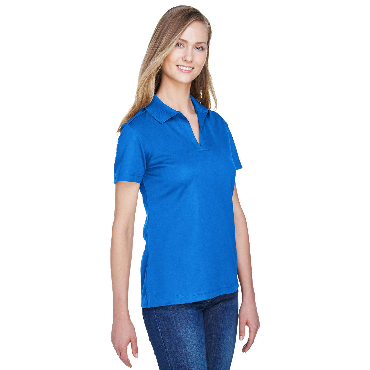 Devon & Jones DG20W CrownLux Performance Ladies Plaited Polo - French ...