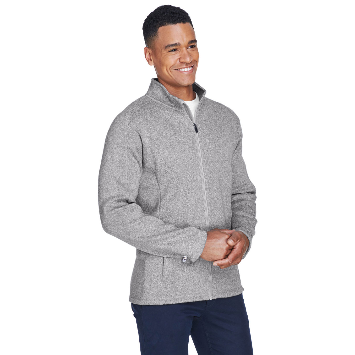 Devon & Jones DG793 Men's Bristol Full Zip Sweater Fleece Jacket