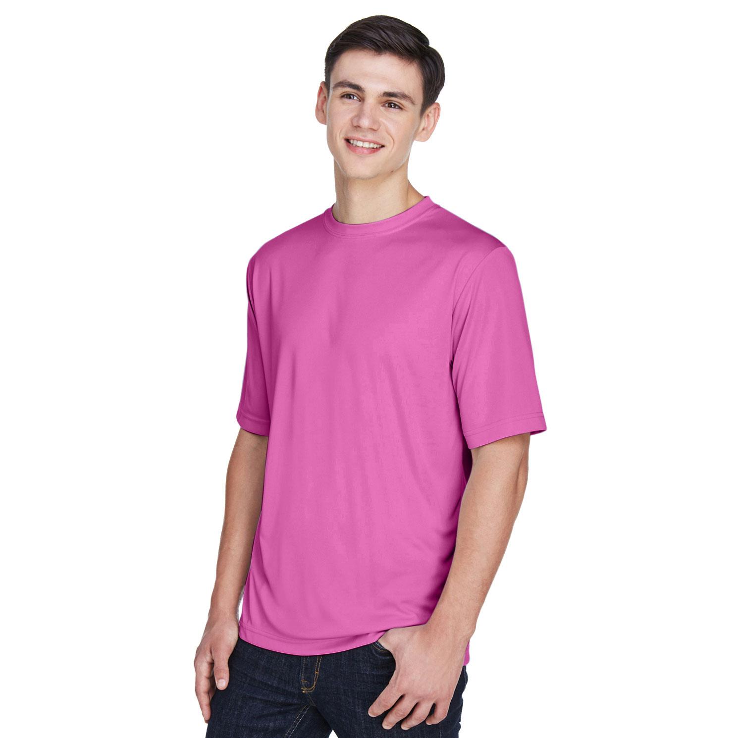 Immunity Photo Tee (Pink）M Team 365 TT11 Men's Zone Performance T-Shirt - Sport Charity