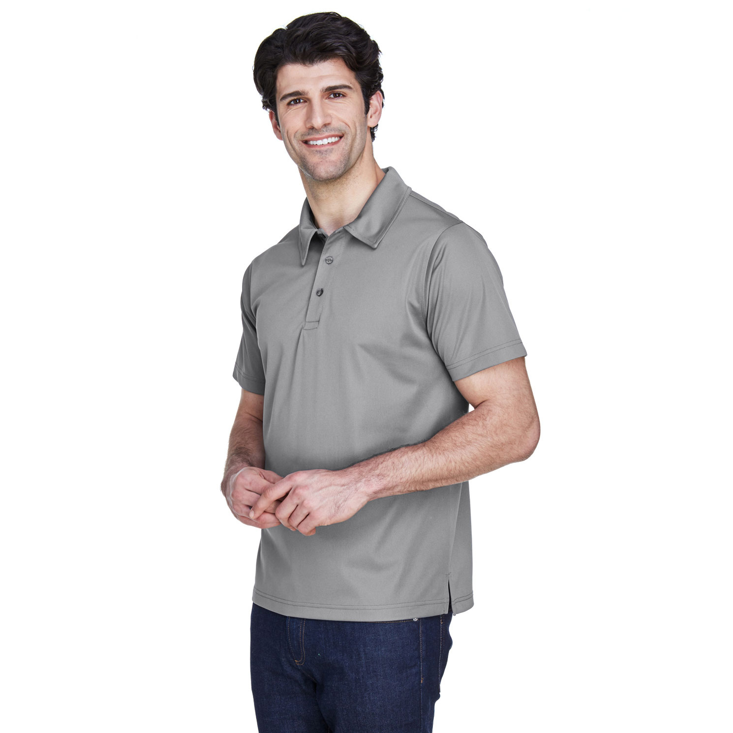 Team 365 TT21 Men's Command Snag Protection Polo - Sport Graphite ...