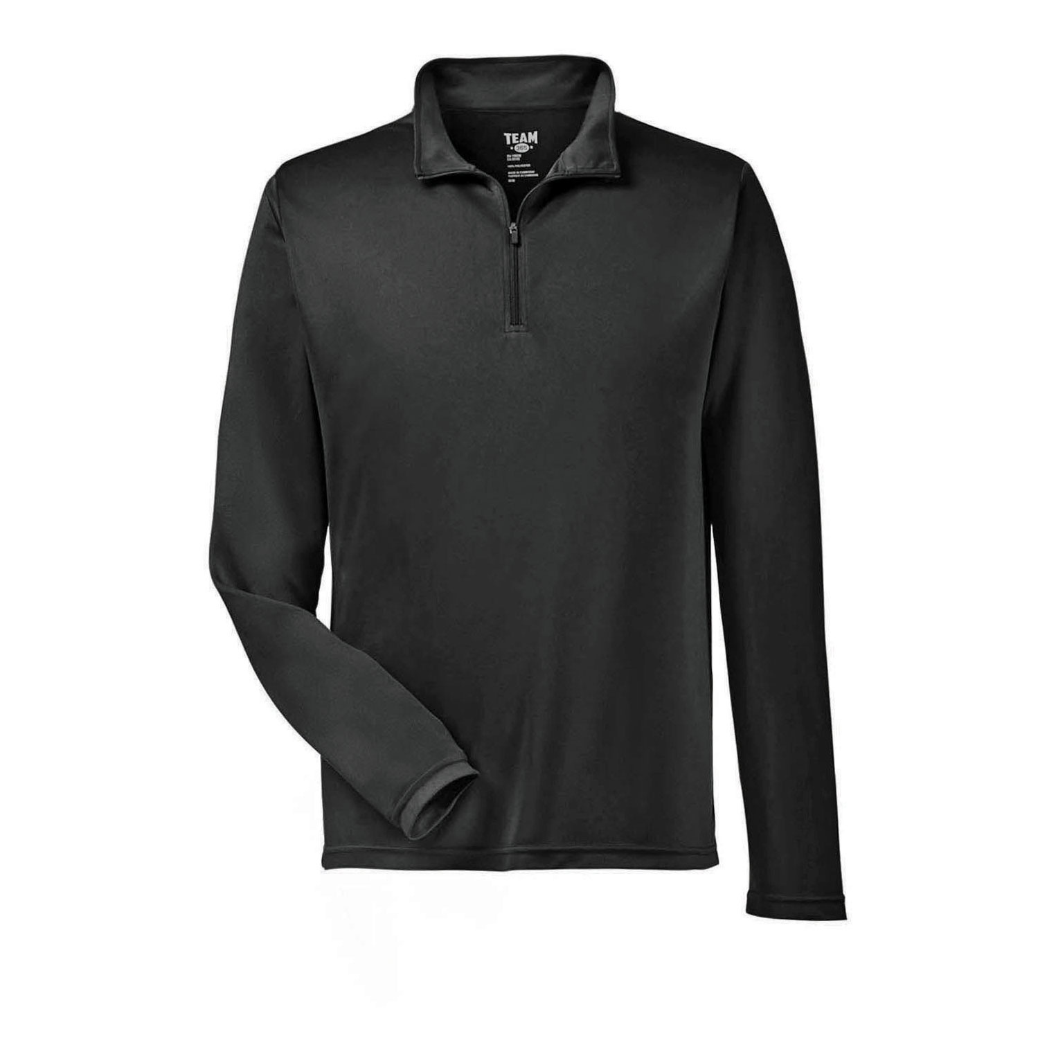 Team 365 TT31 Men's Zone Performance Quarter-Zip - Black | Full Source