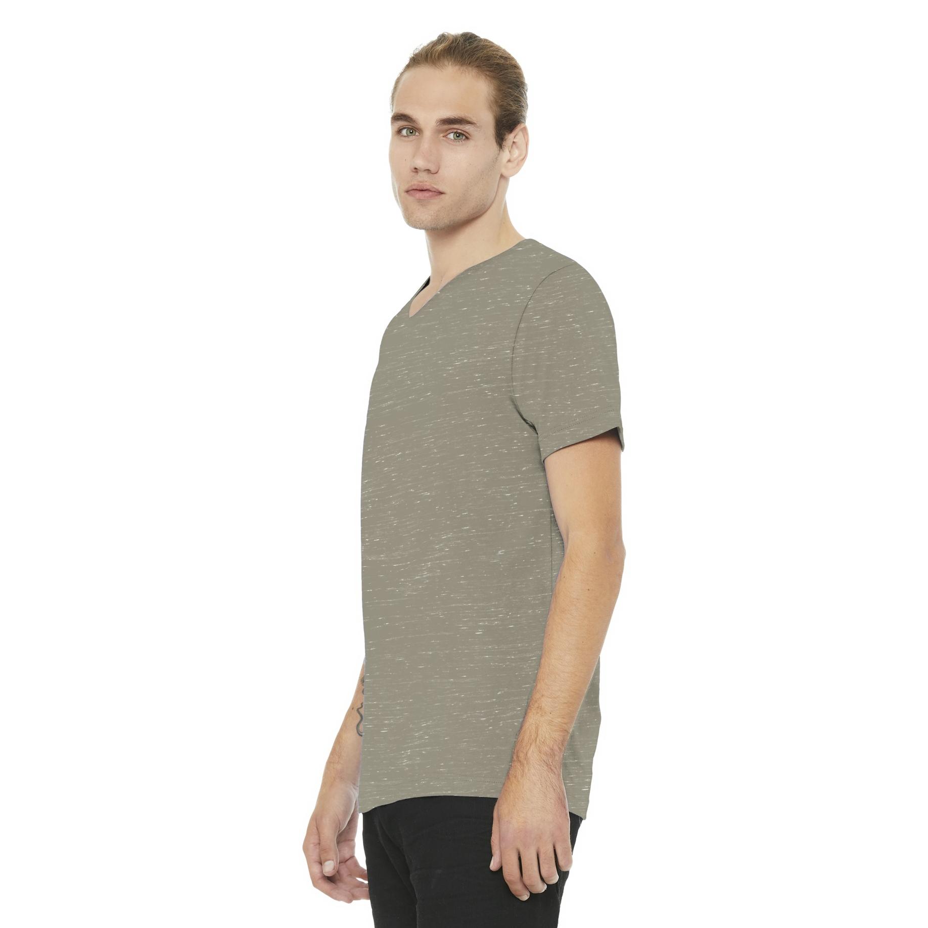 Bella + Canvas BC3005 Unisex Jersey Short Sleeve V-Neck Tee - Stone ...