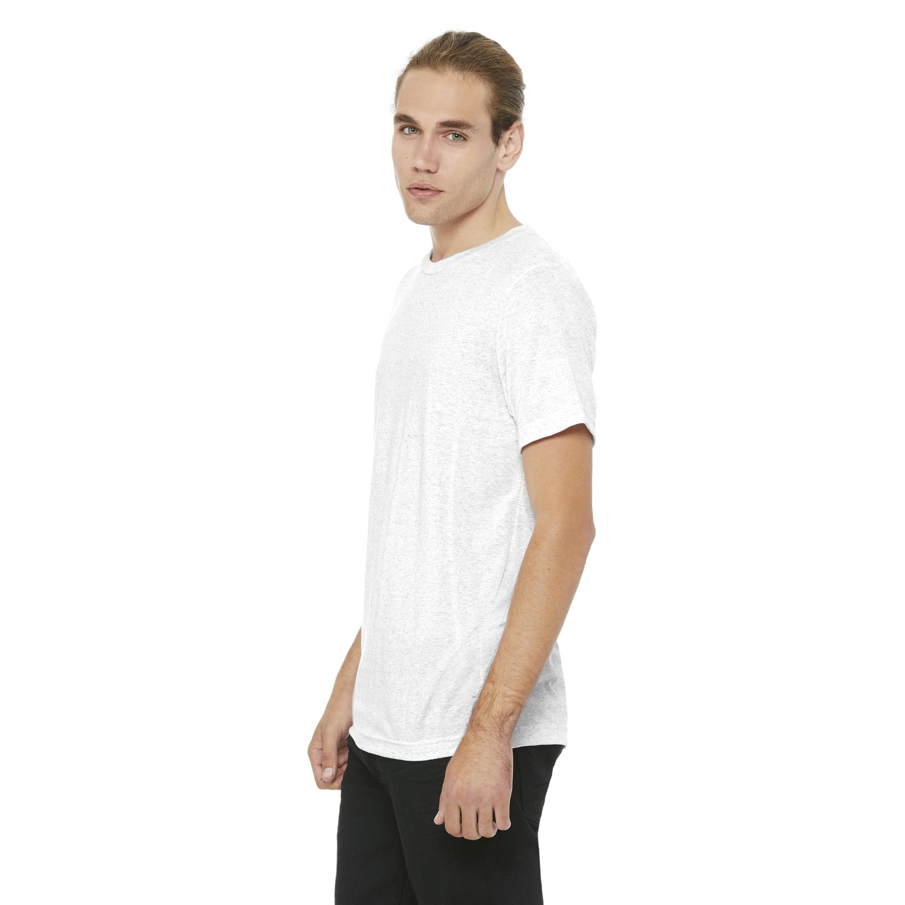 Bella + Canvas BC3413 Unisex Triblend Short Sleeve Tee - White Fleck ...