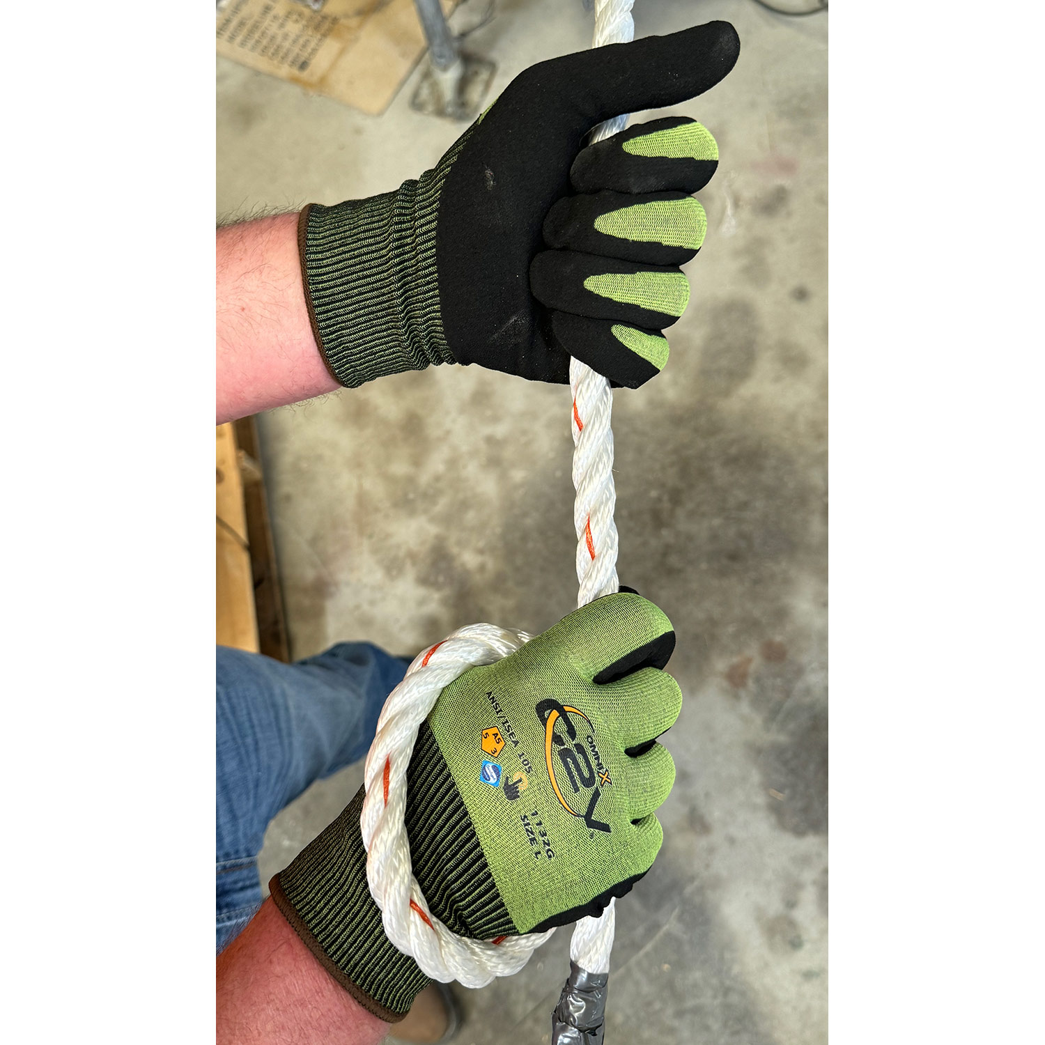 C2V Omni-X 1132G Cut Level A5 18-Gauge C-TRON Yarn Shell Gloves