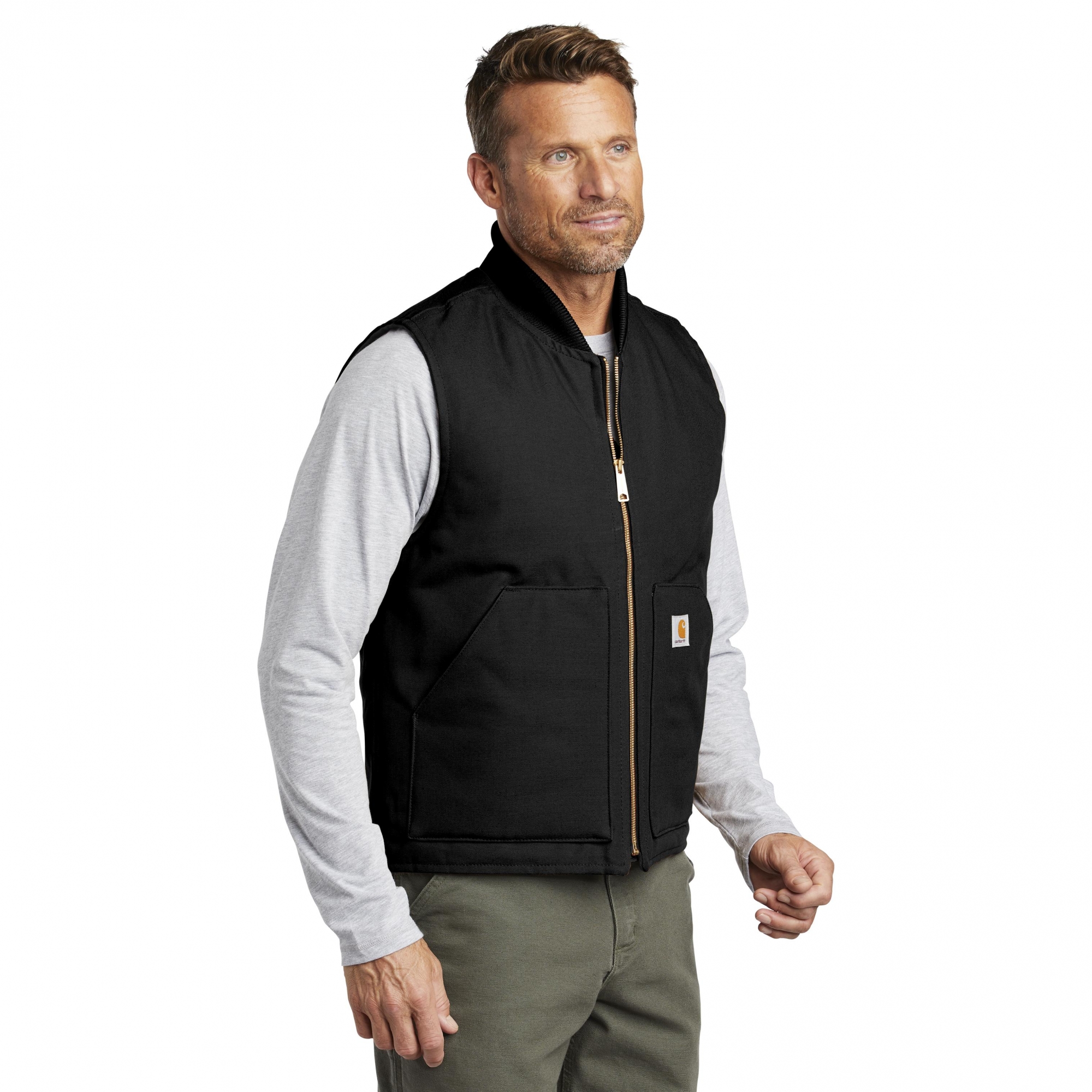 Carhartt CT106676 Duck Vest - Black | Full Source