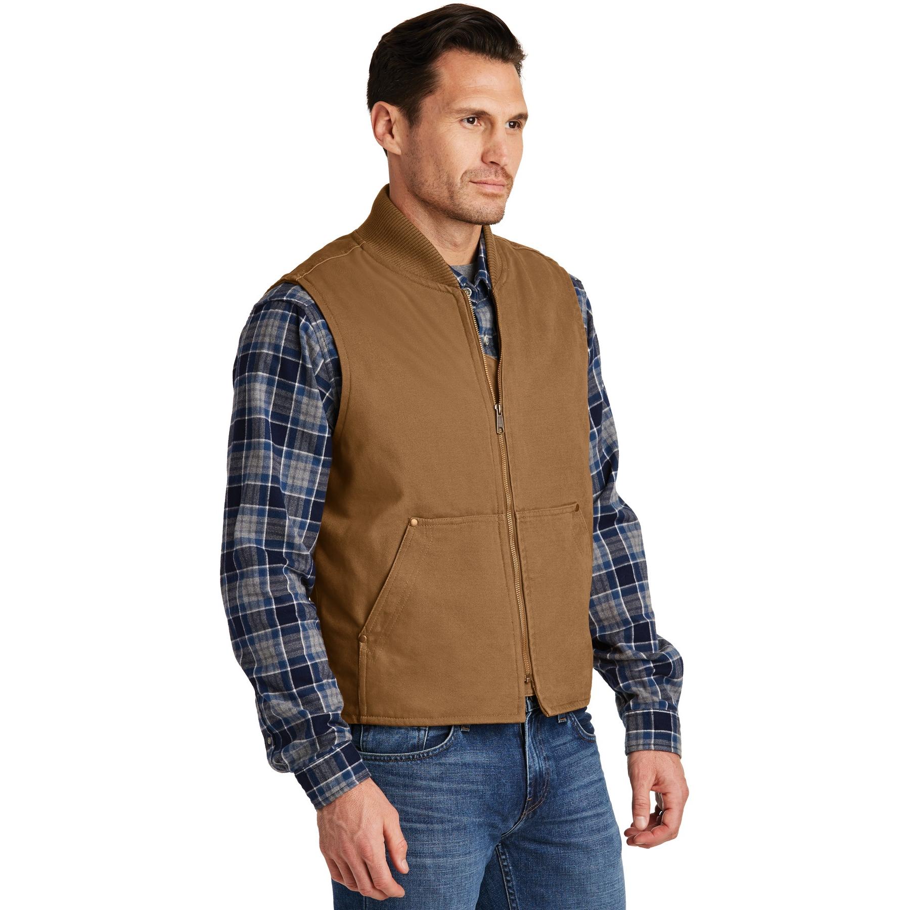 CornerStone CSV40 Washed Duck Cloth Vest - Duck Brown | Full Source