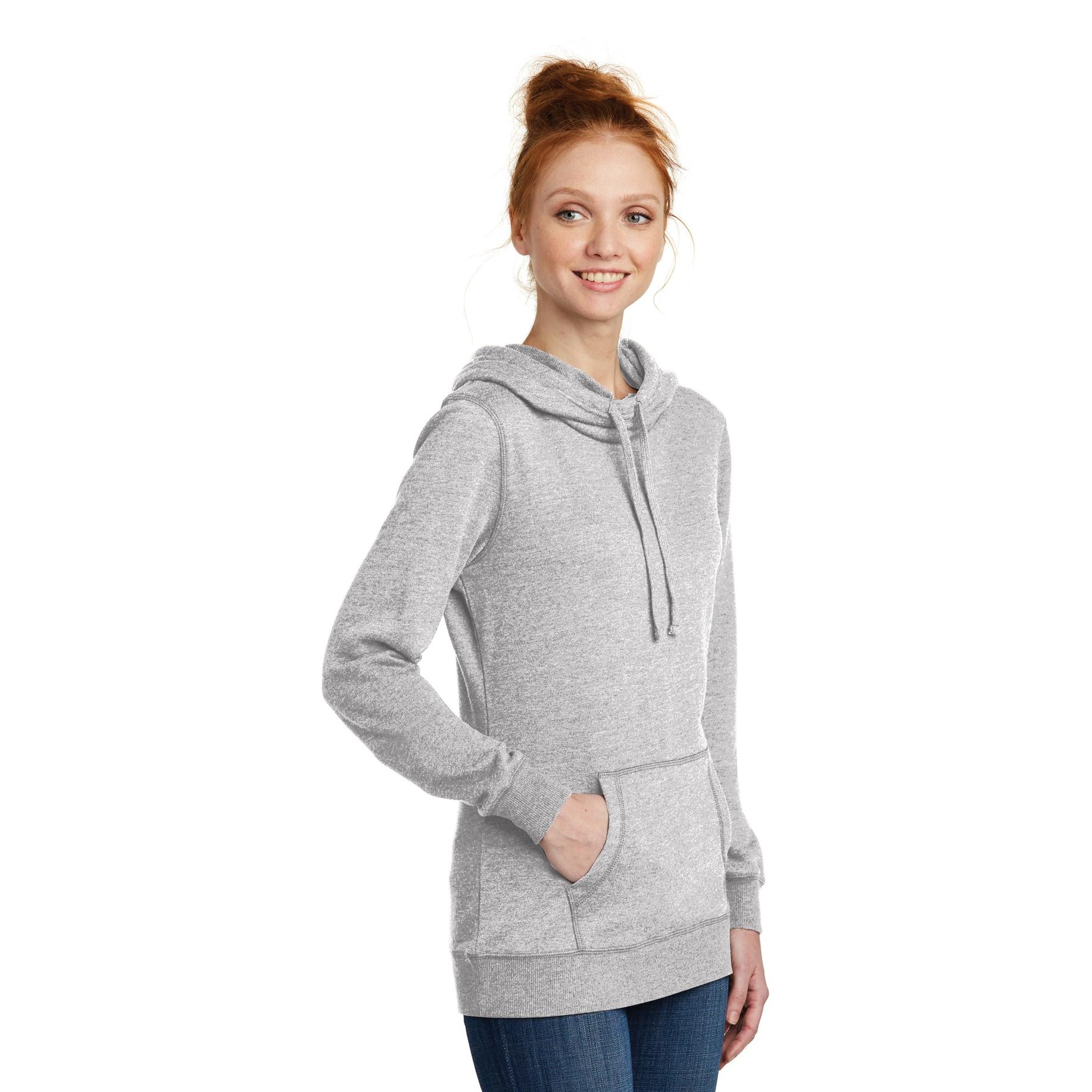 district women's lightweight fleece hoodie