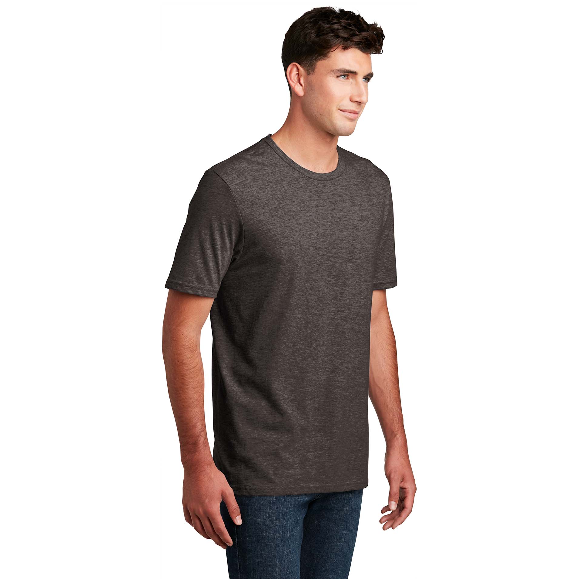 District DM108 Perfect Blend Tee - Heathered Brown | Full Source