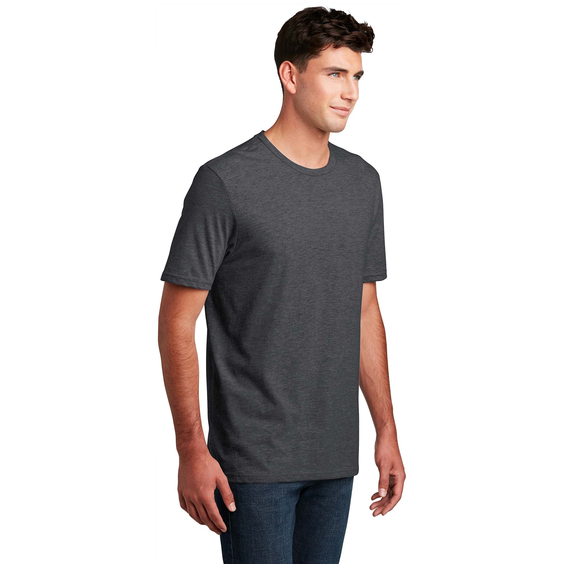 District DM108 Perfect Blend Tee - Heathered Charcoal | Full Source