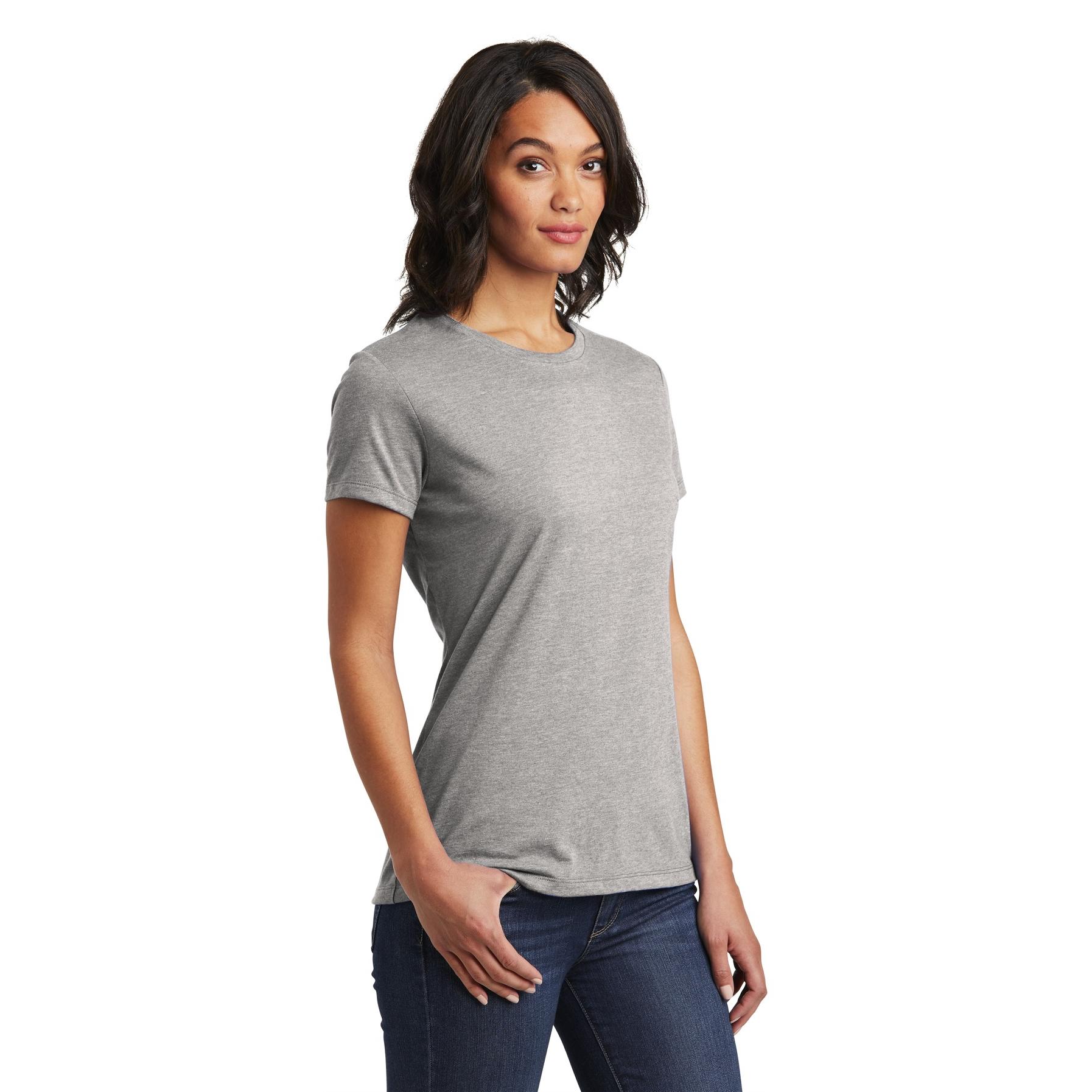 District DT6002 Women's Very Important Tee - Light Heather Grey | Full ...