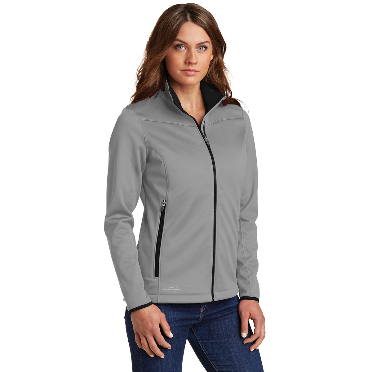 Eddie Bauer EB539 Ladies Weather-Resistant Soft Shell Jacket - Chrome ...