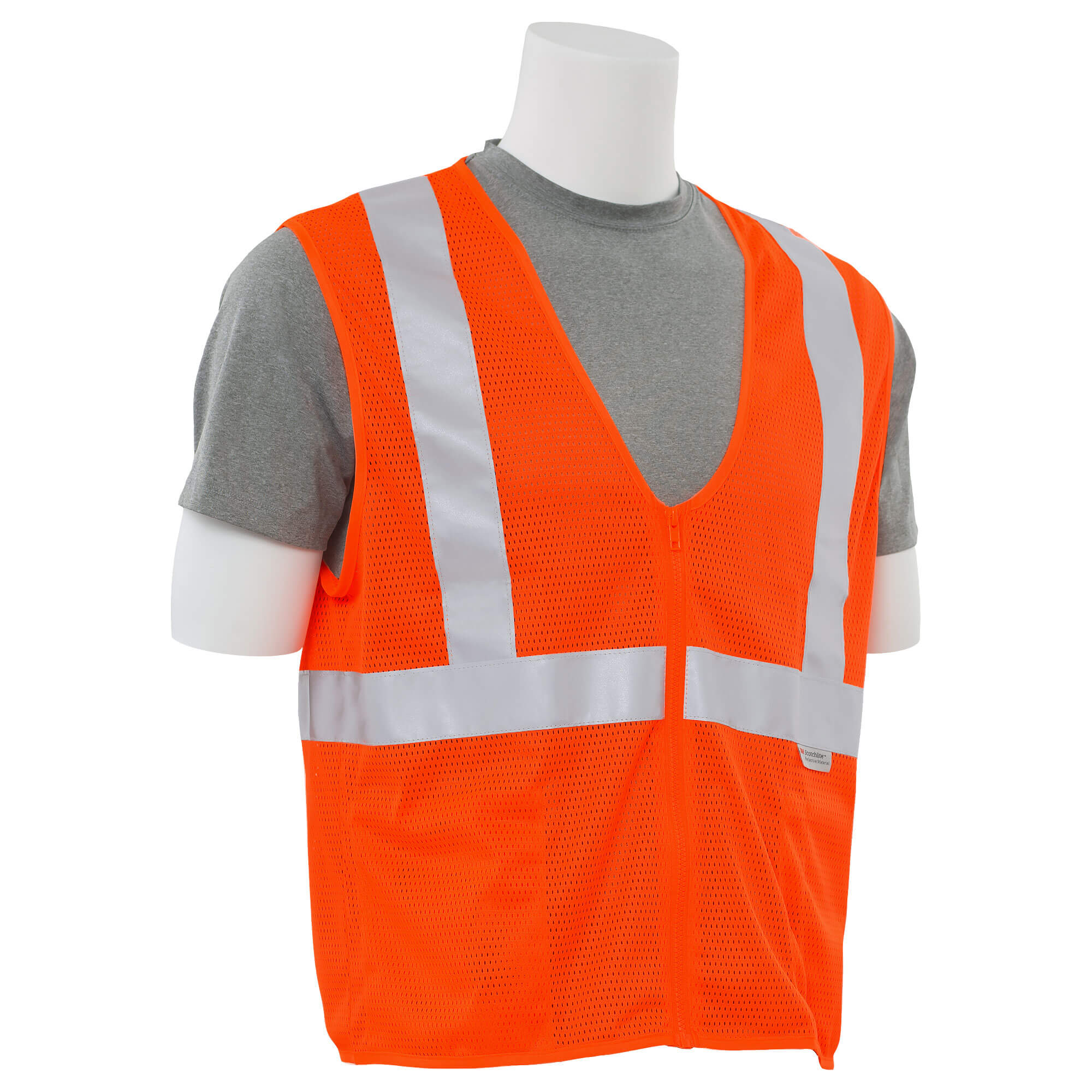 Class 3 Safety Vest Black ML Kishigo FM410 Flame Resistant Black
