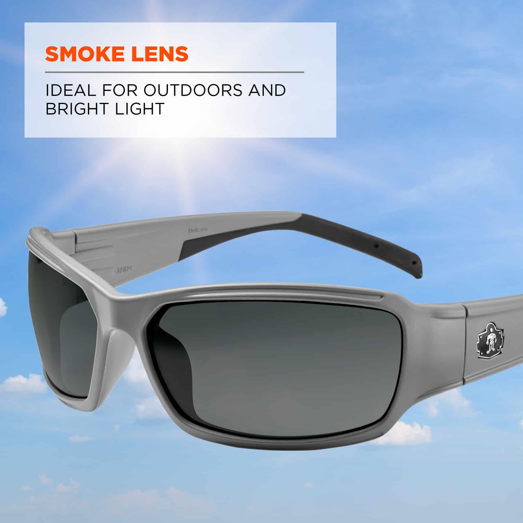  Ragged Bronze Polarized Bifocal Sunglasses Magnifier