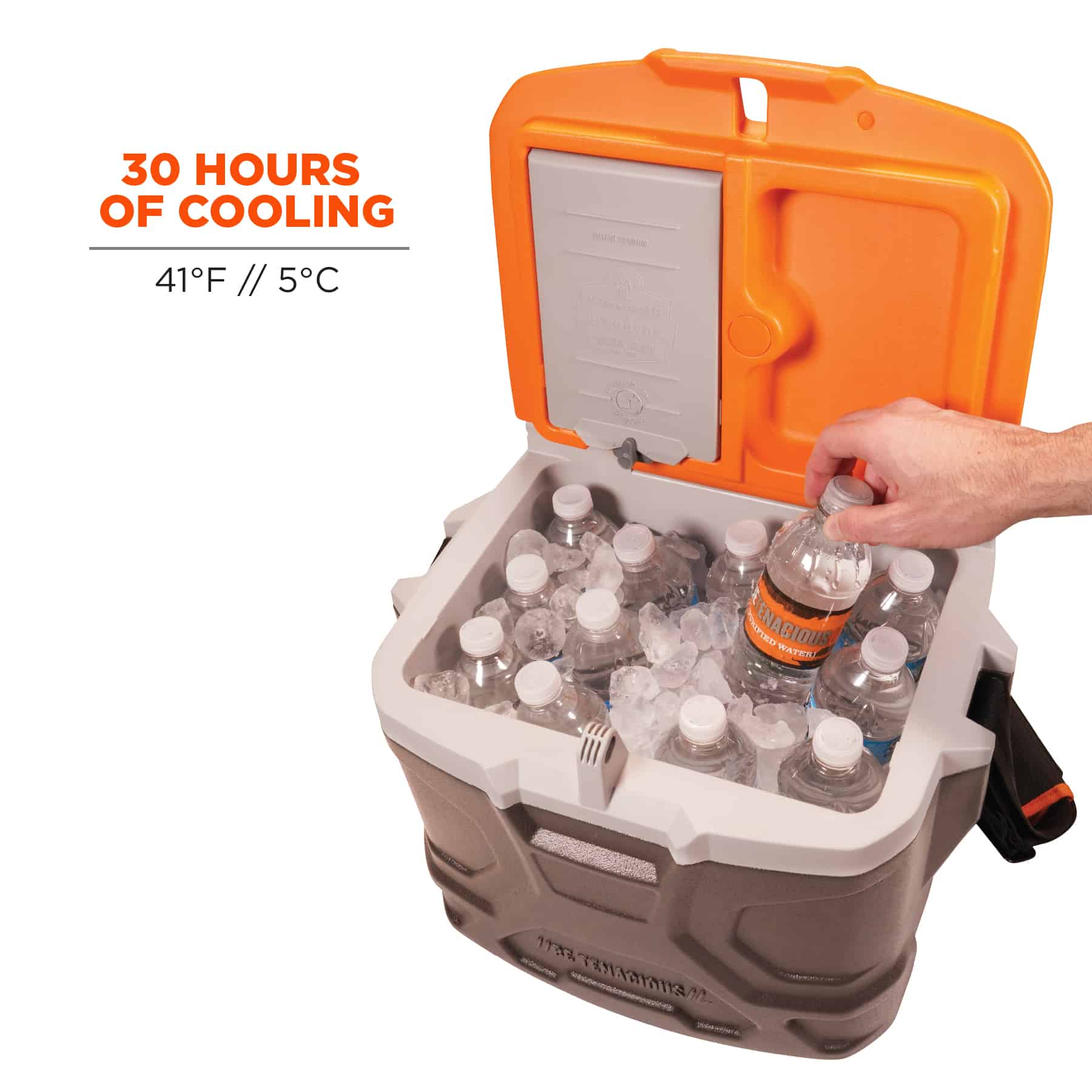 Ergodyne 5170 Chill-Its Industrial Hard Sided Cooler 17 Quart