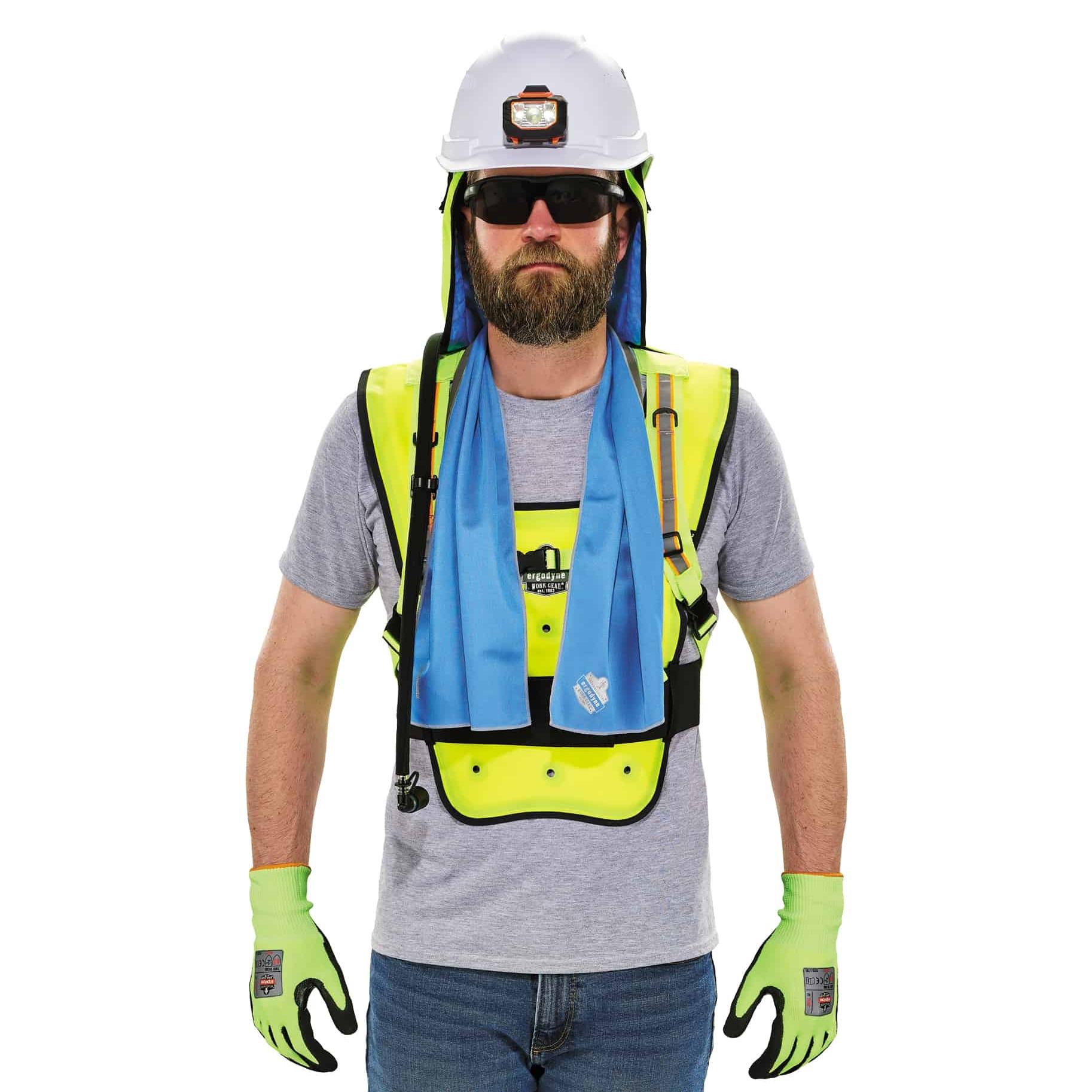 Ergodyne Chill-Its 6685 Evaporative Cooling Vest, Wearer Stays Cool and Dry  通販