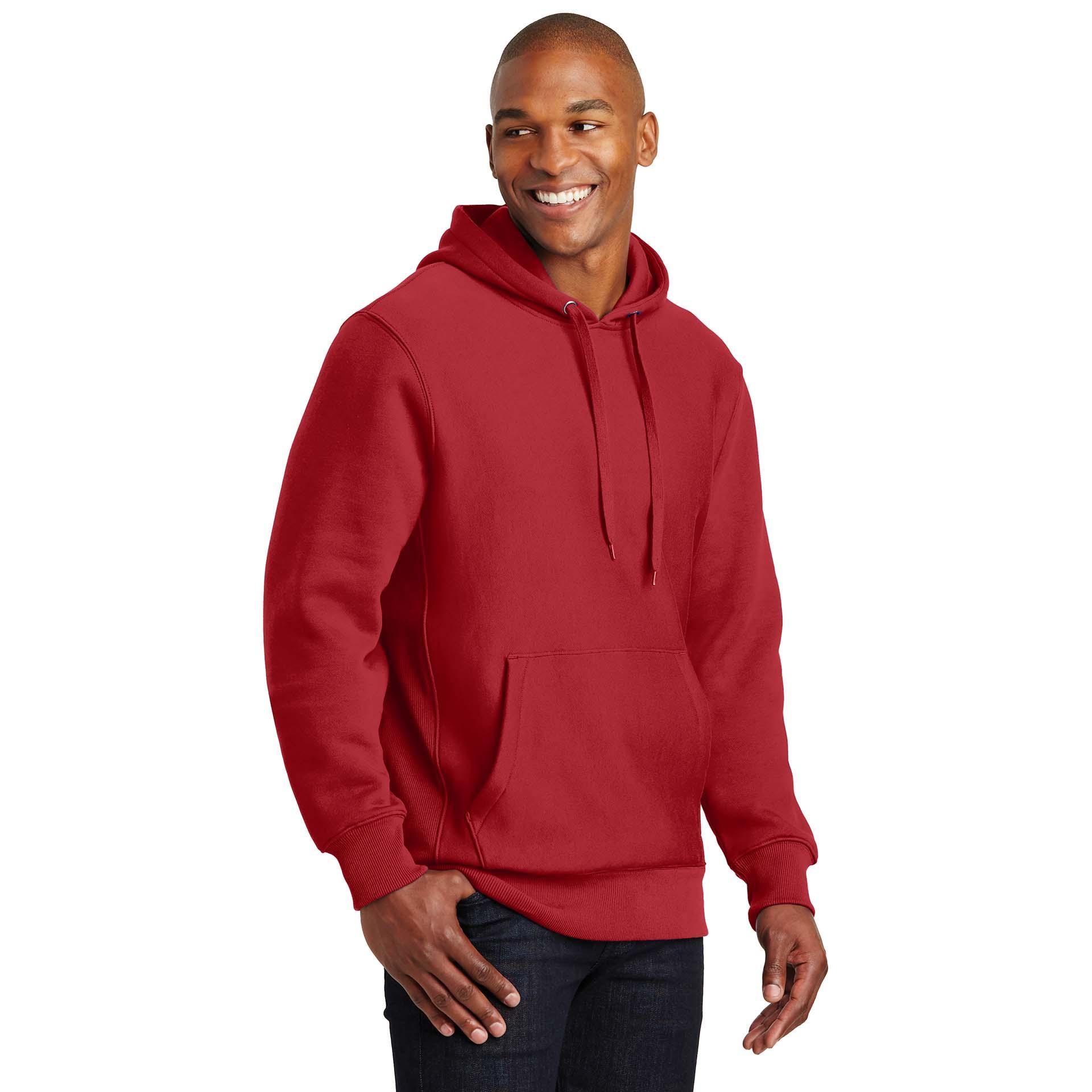 Sport-Tek F281 Super Heavyweight Pullover Hooded Sweatshirt - Red