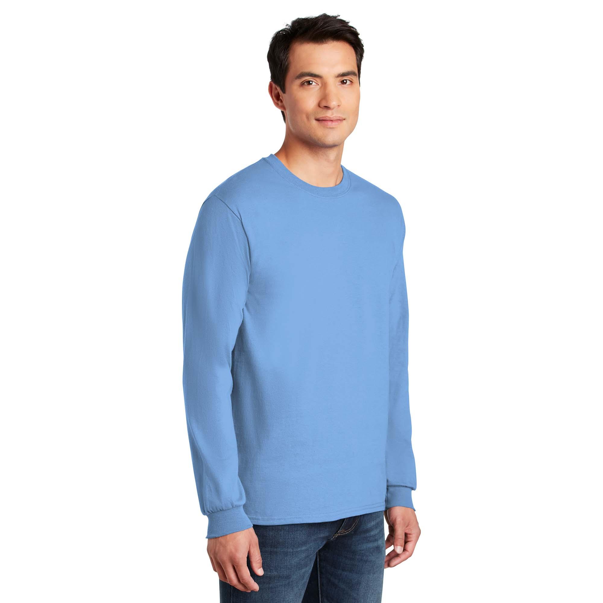 Gildan G2400 Ultra Cotton Long Sleeve T-Shirt - Carolina Blue | Full Source
