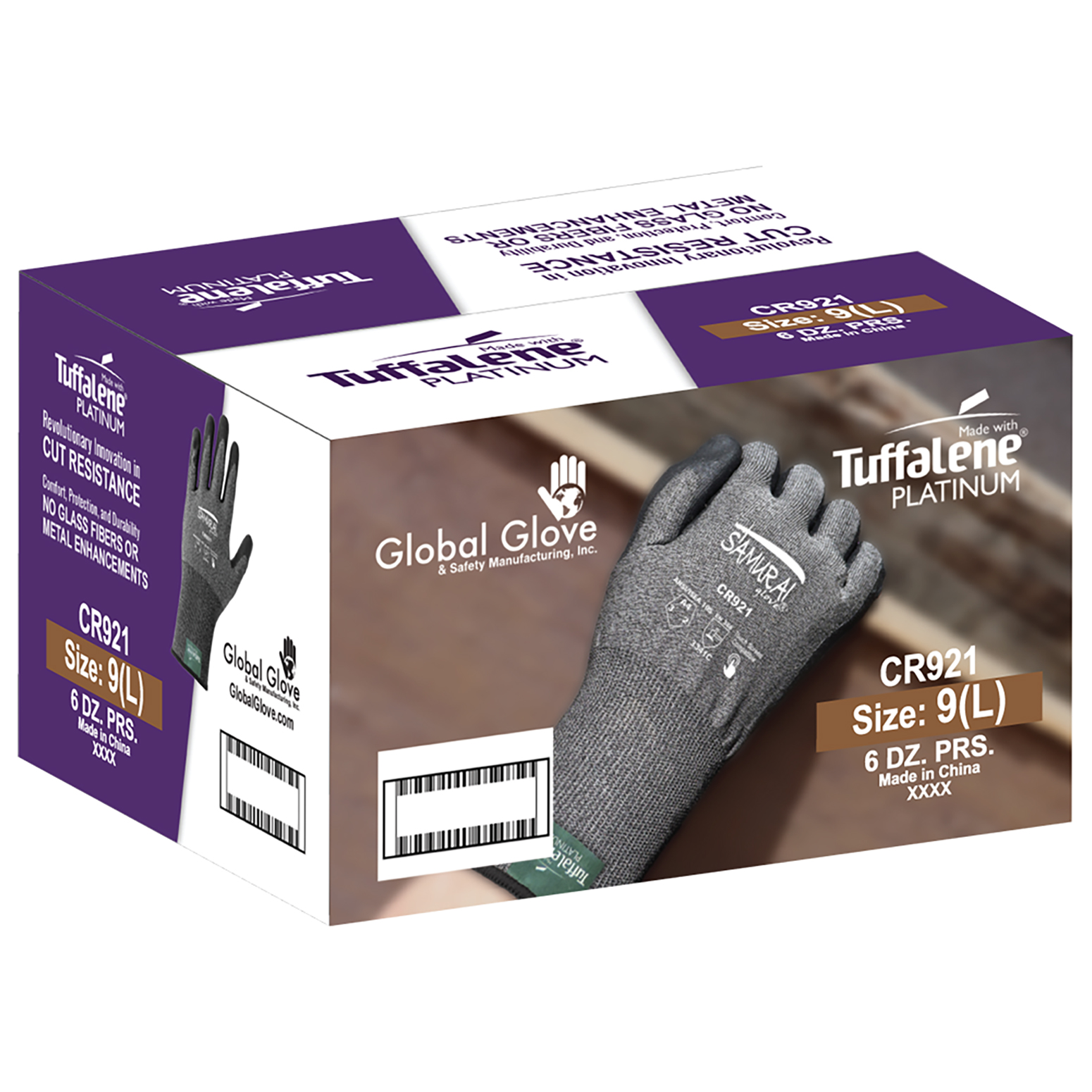 Global Glove CR921 Samurai Glove Tuffalene Platinum Cut Resistant