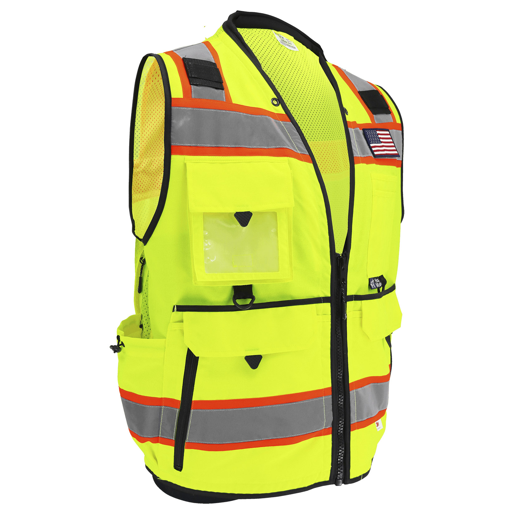 096 Full Classification Sticker Global Glove GLO-096 FrogWear Type R Class 2 Premium Surveyor Safety ...