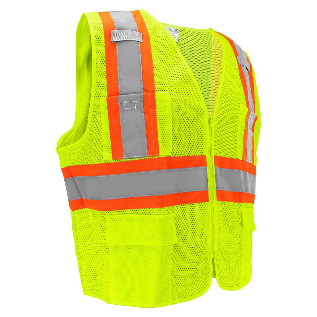 Global Glove GLO-0035 FrogWear Type R Class 2 Mesh Surveyor Safety