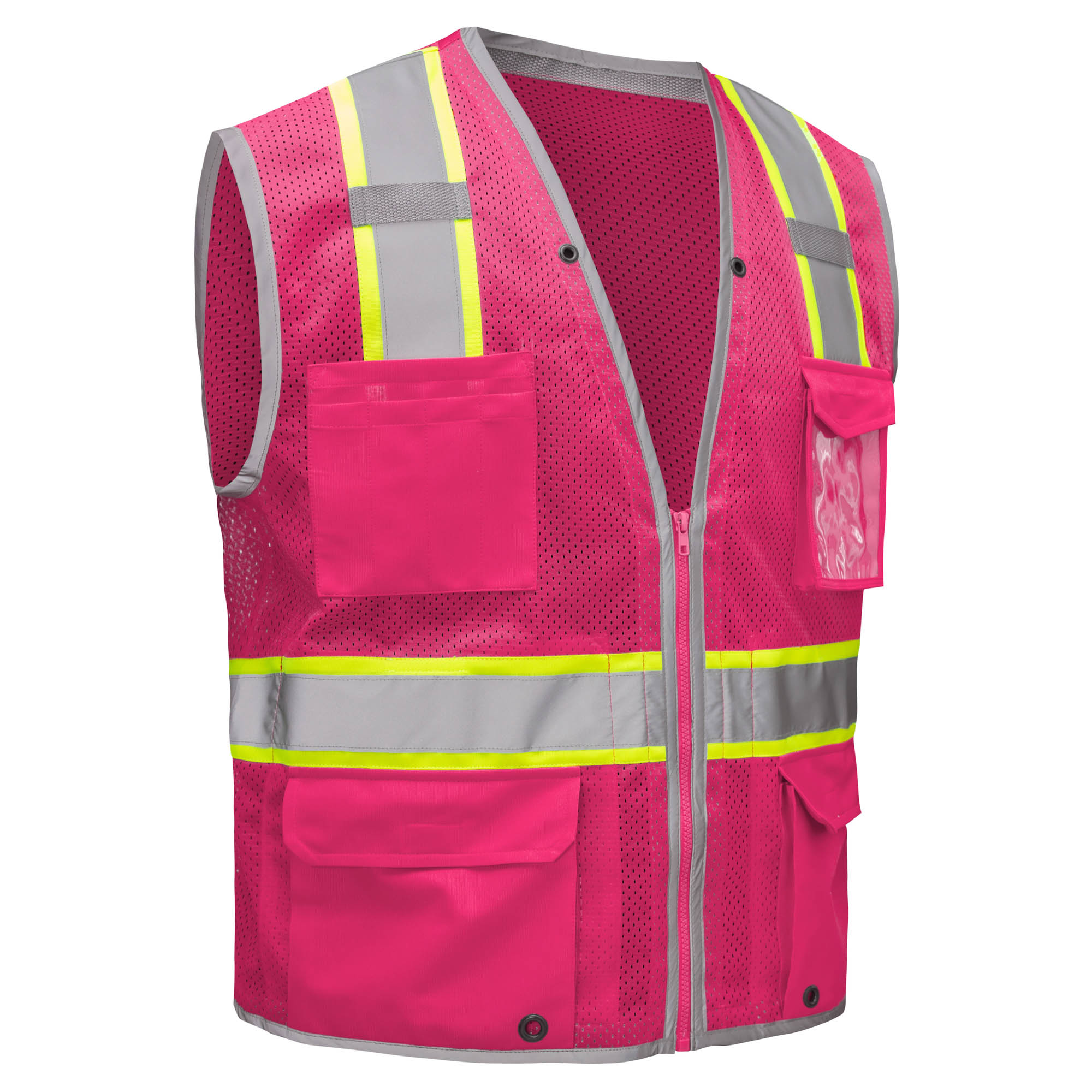 GSS Safety 1719 Enhanced Visibility Hype-Lite Heavy Duty Safety Vest ...