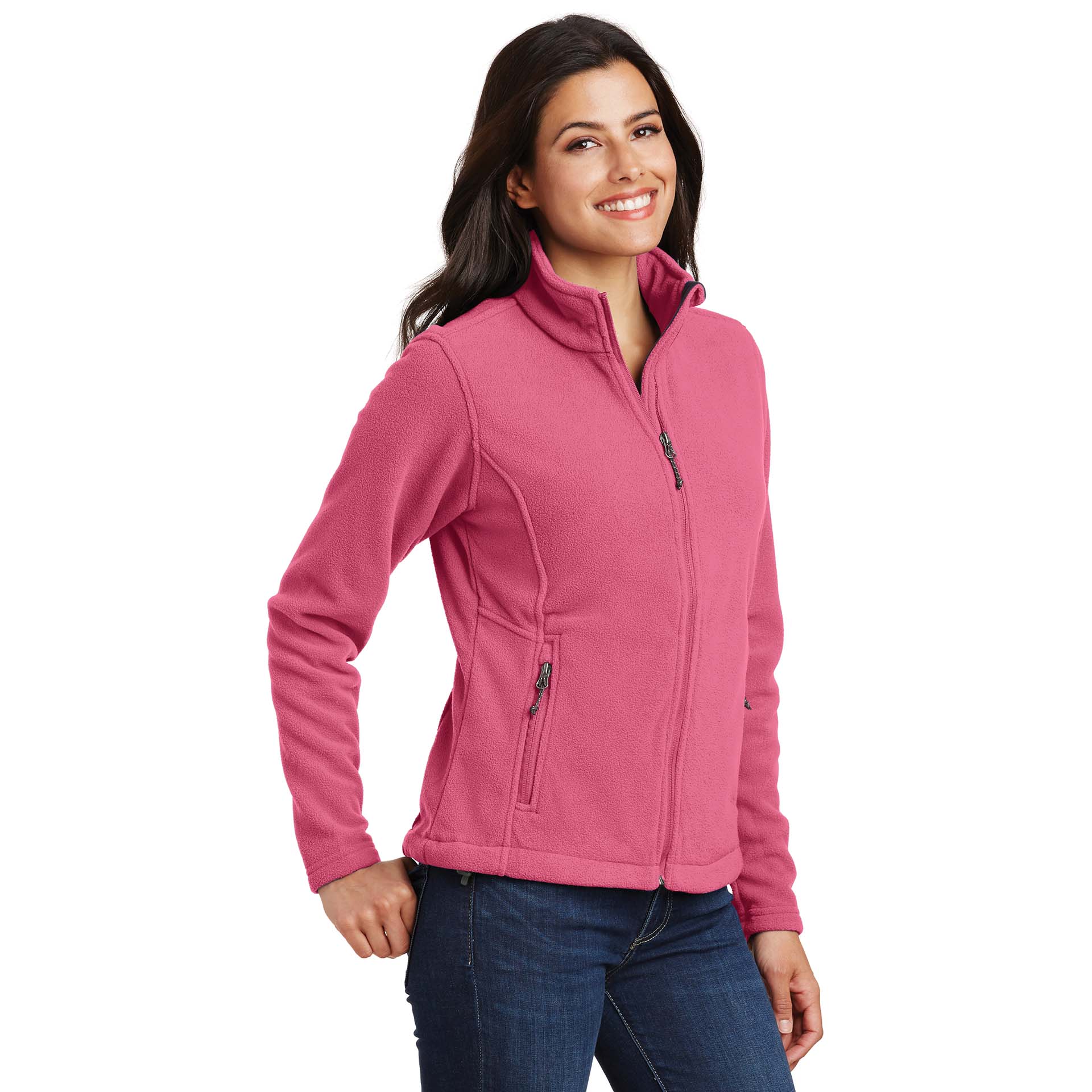Port Authority L217 Ladies Value Fleece Jacket - Pink Blossom | Full Source