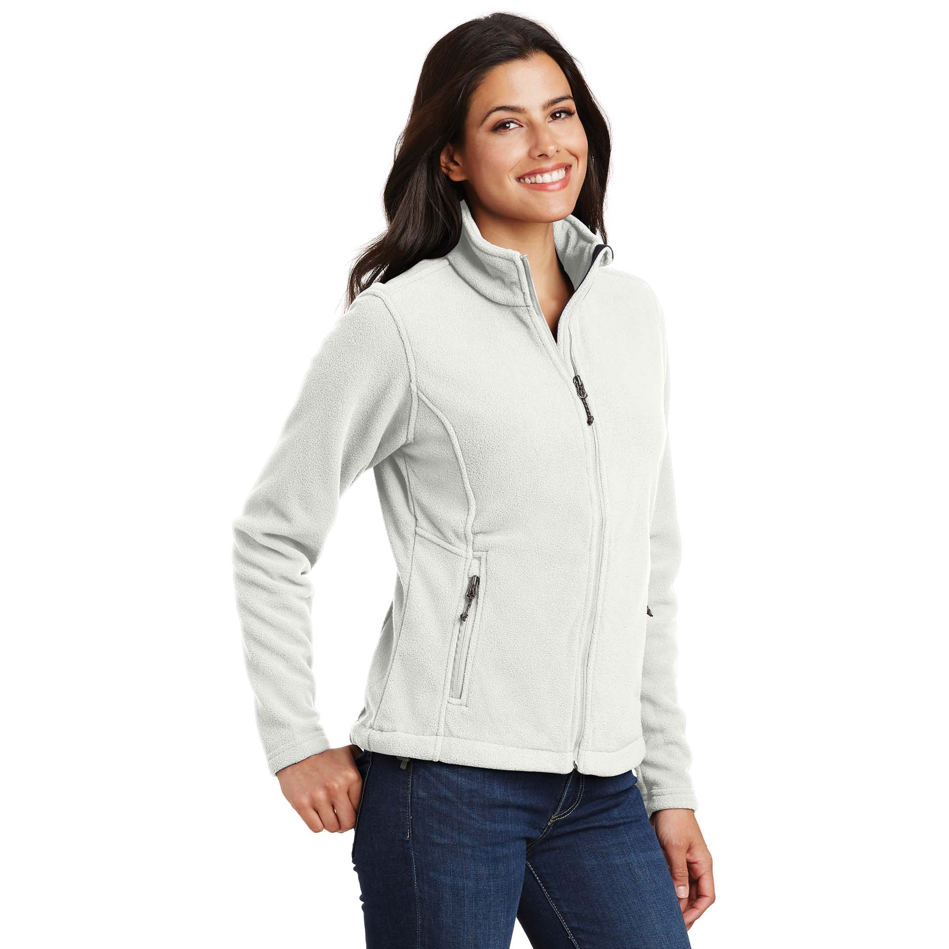 Port Authority L217 Ladies Value Fleece Jacket - Winter White | Full Source