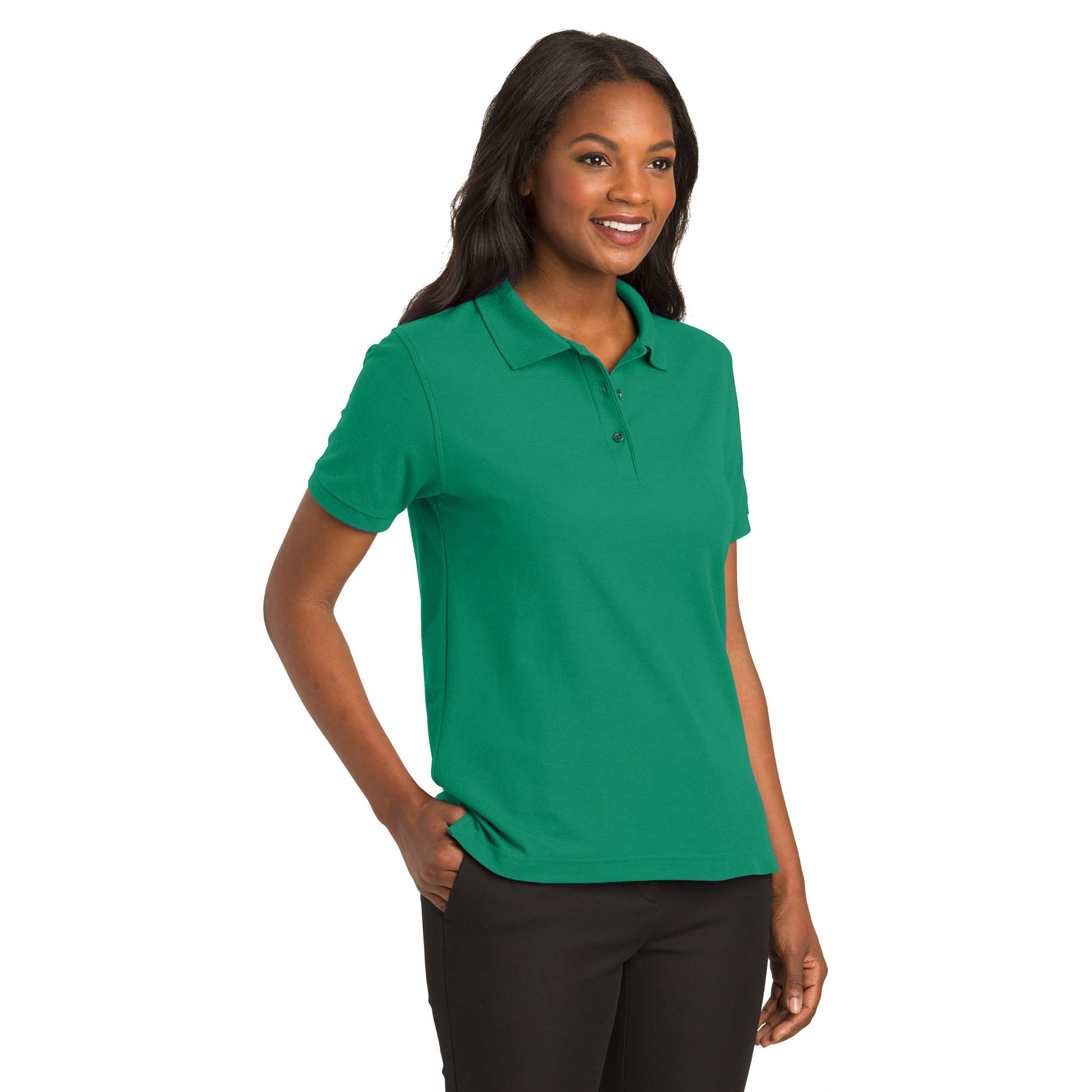 kelly green dri fit polo shirts