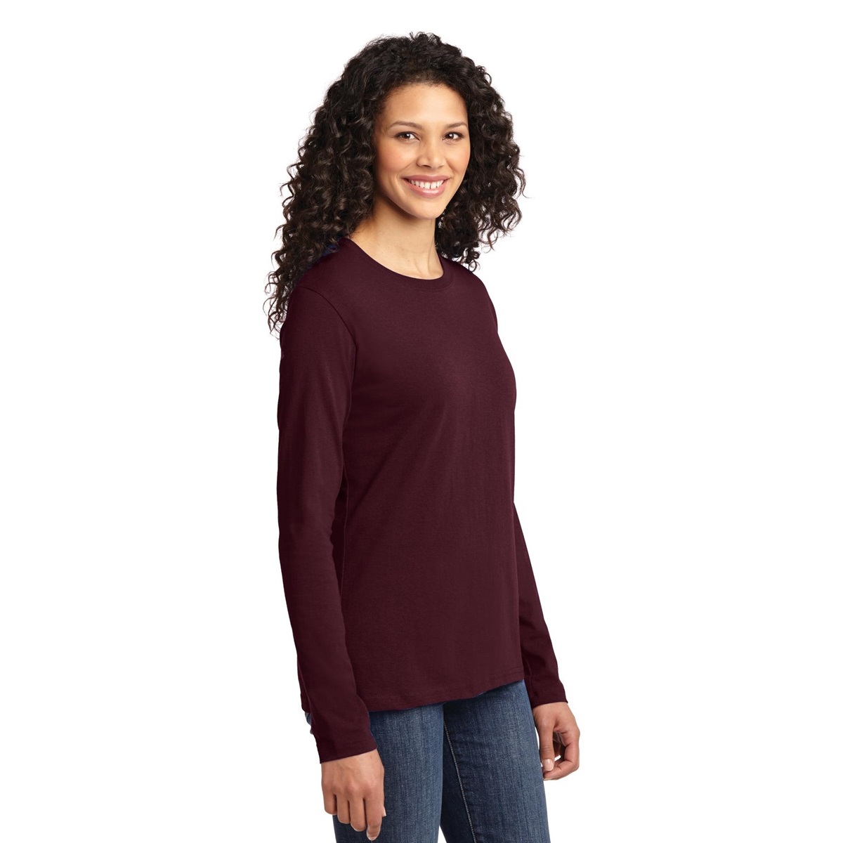 District DT132L, Women's Perfect Tri ® Long Sleeve Tunic Tee