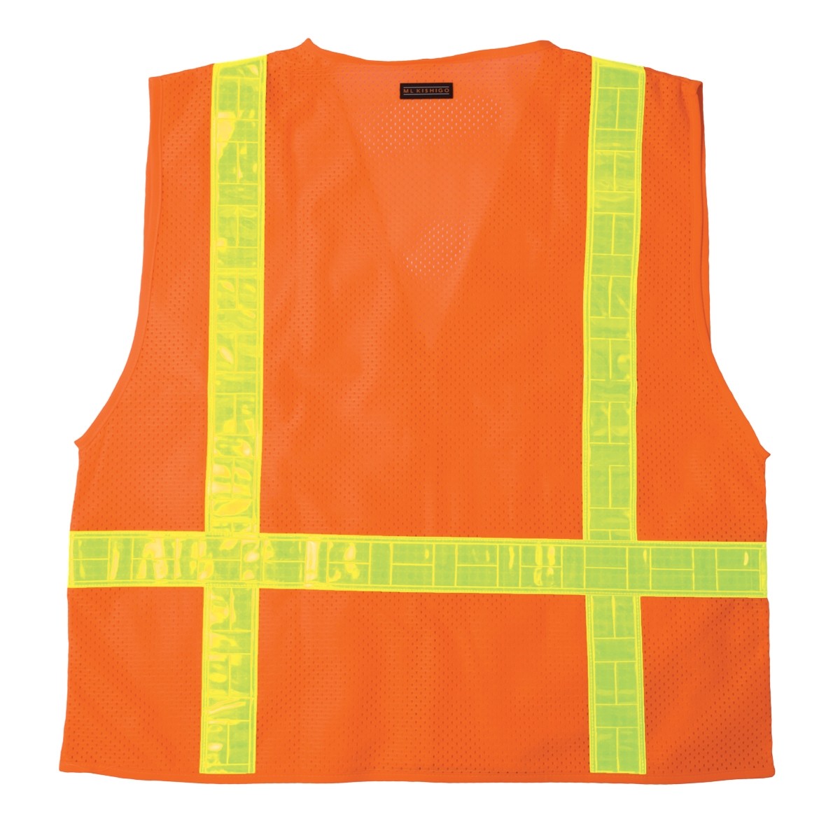Orange 5X-Large ML Kishigo 1077 Ultra-Cool Polyester Mesh Reflexite Vest
