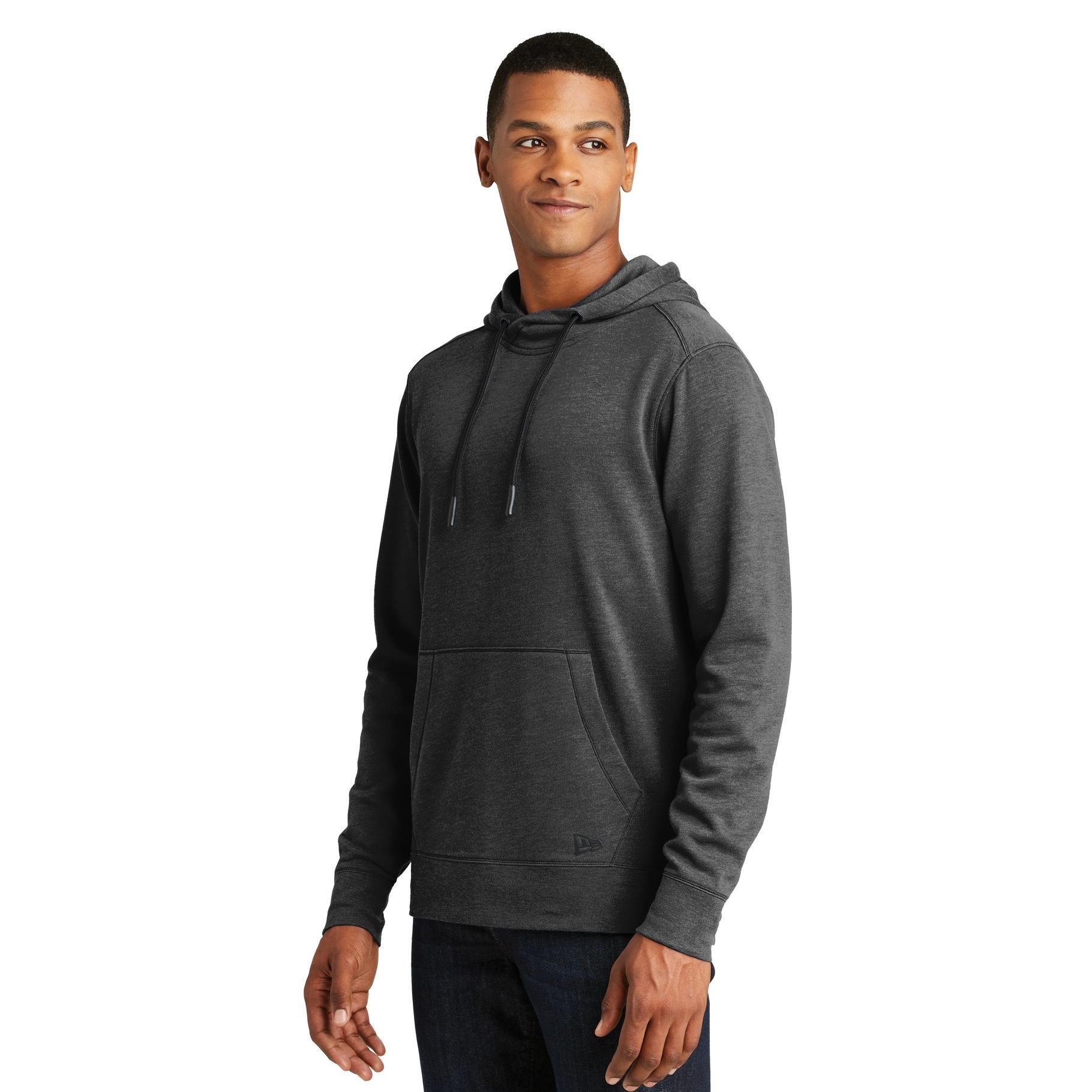 New Era Mens Tri-Blend Fleece Full-Zip Hoodie