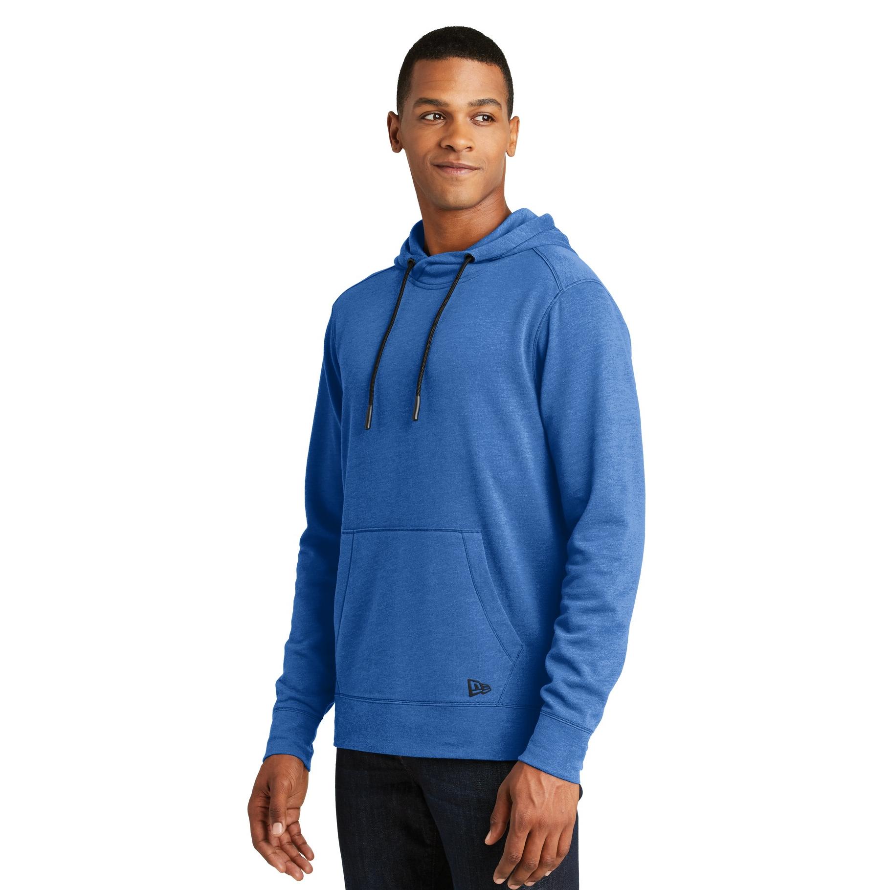 New Era NEA510 Tri-Blend Fleece Pullover Hoodie - Royal Heather | Full ...